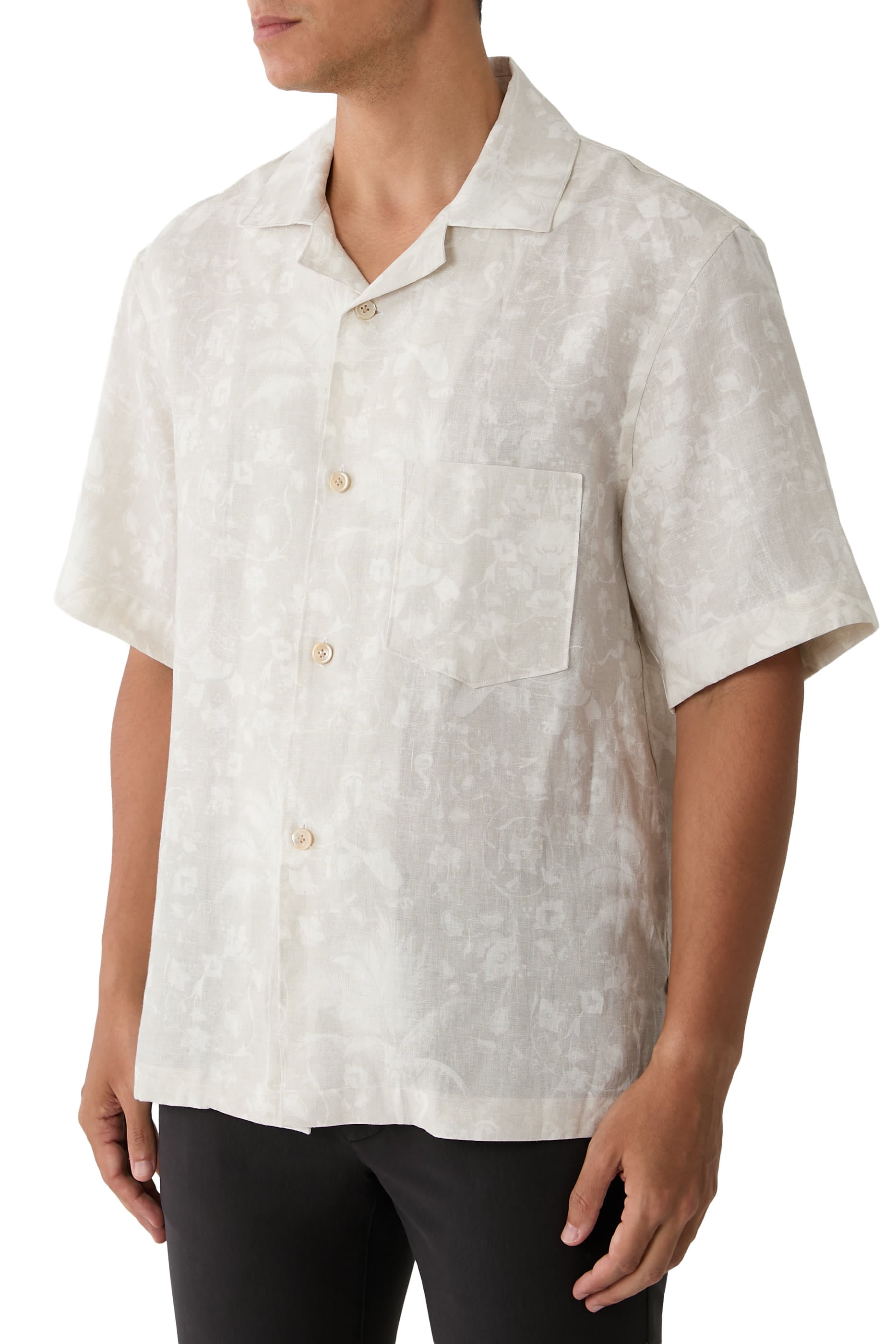 Floral-Print Shirt