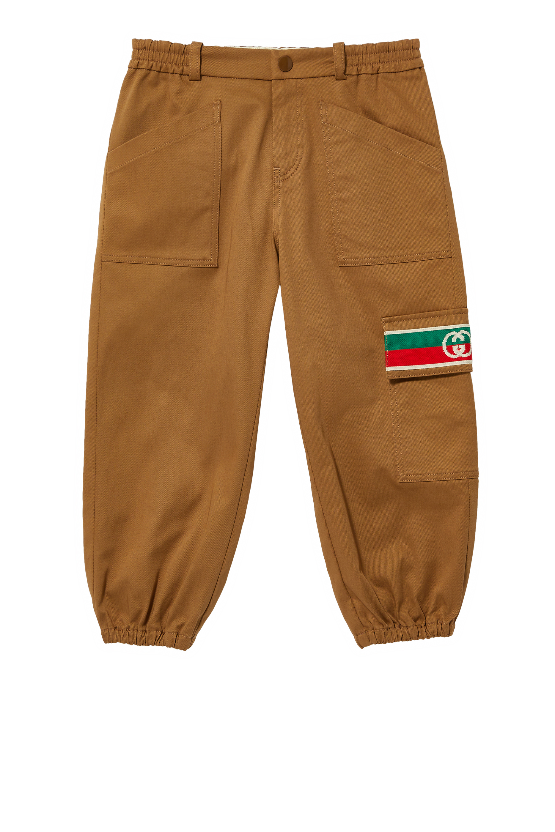 Gabardine Logo Pants