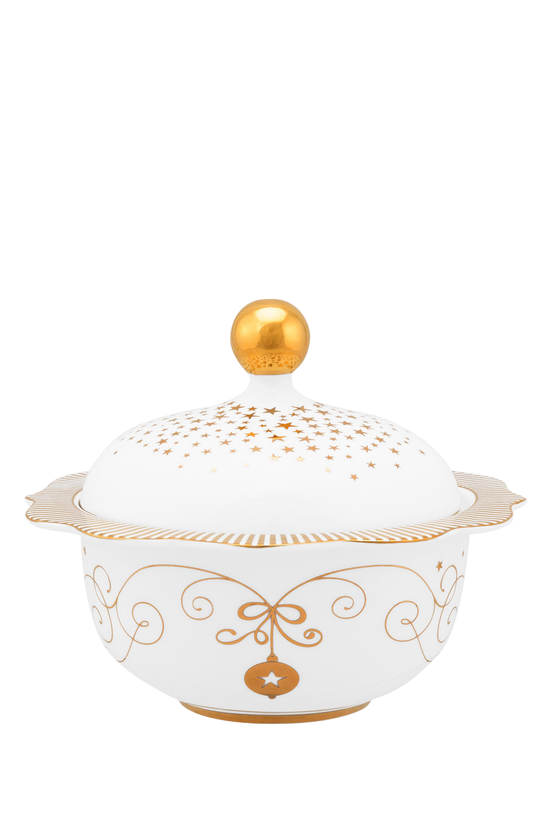 Royal Winter White Sugar Bowl