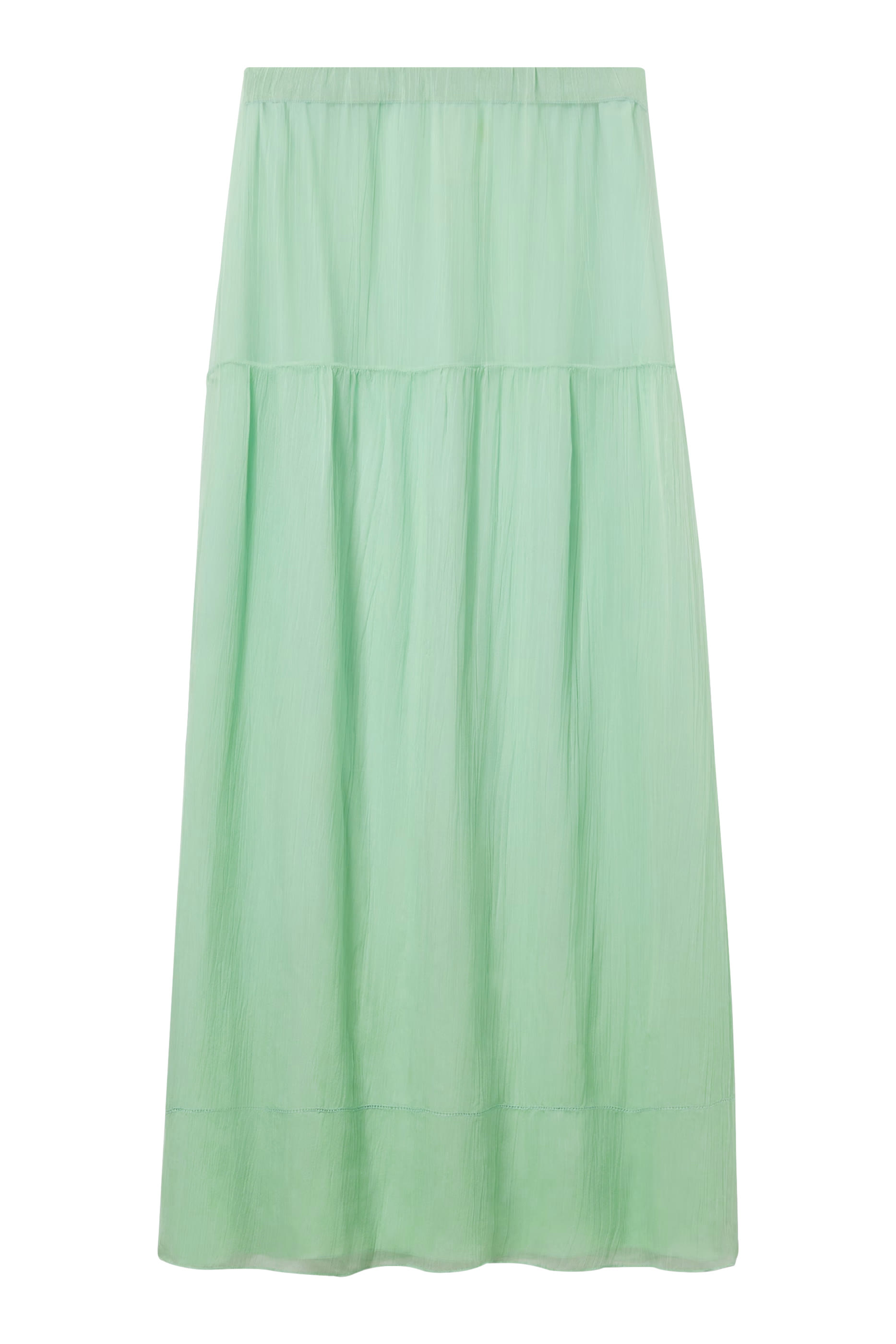 Silk Chiffon Creponne Skirt