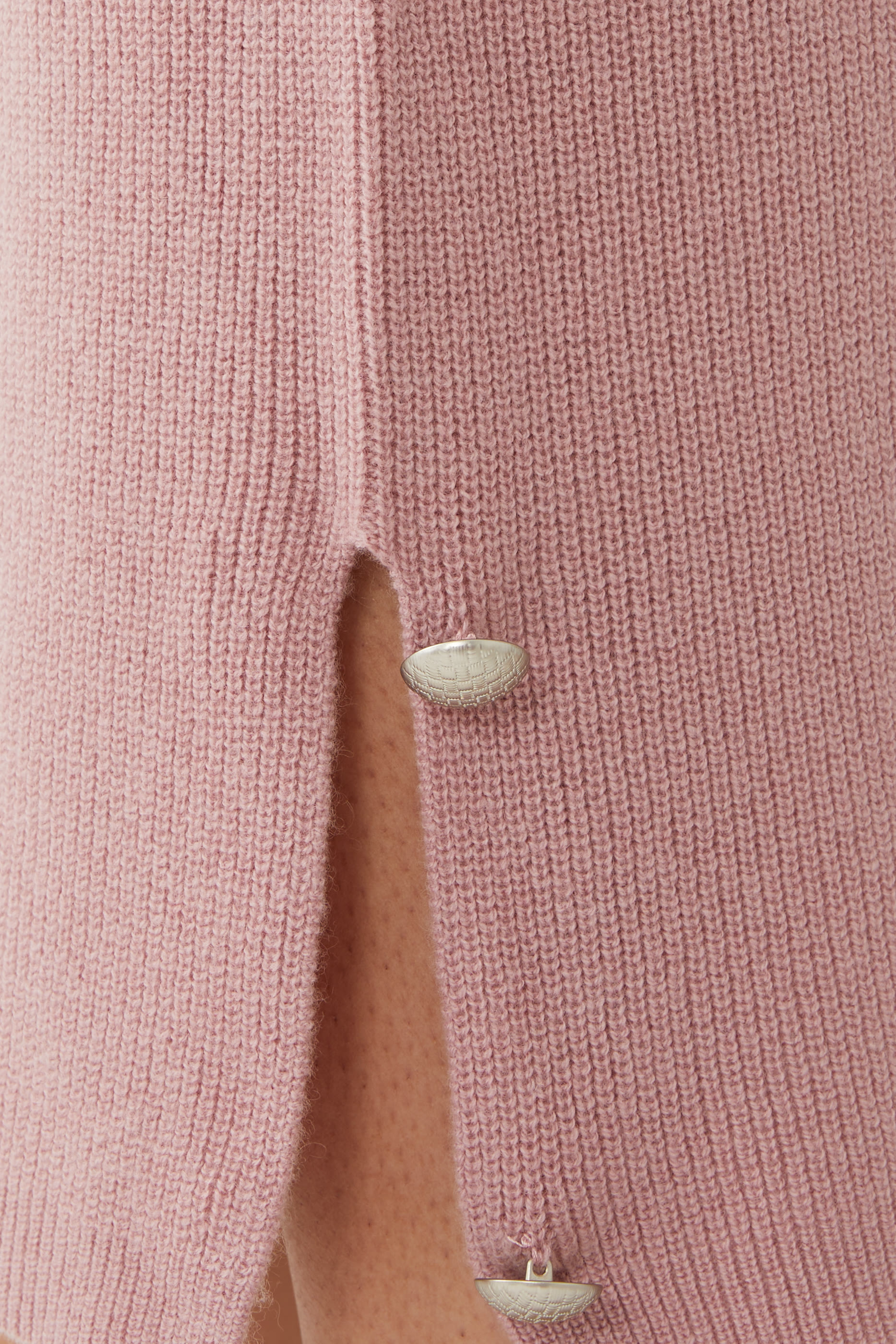 Cropped Pants with Button Detail