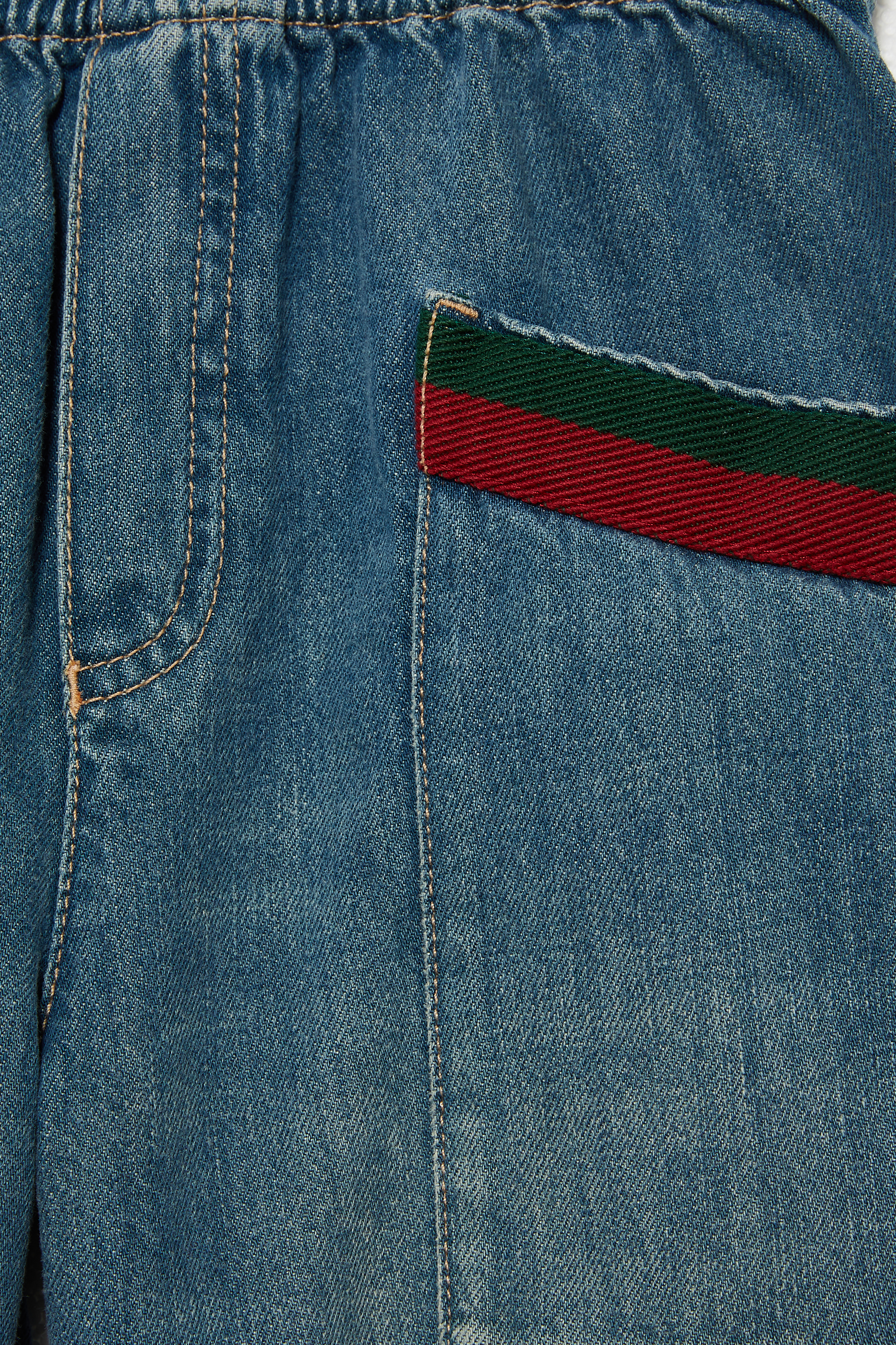 Bleached Denim Jeans