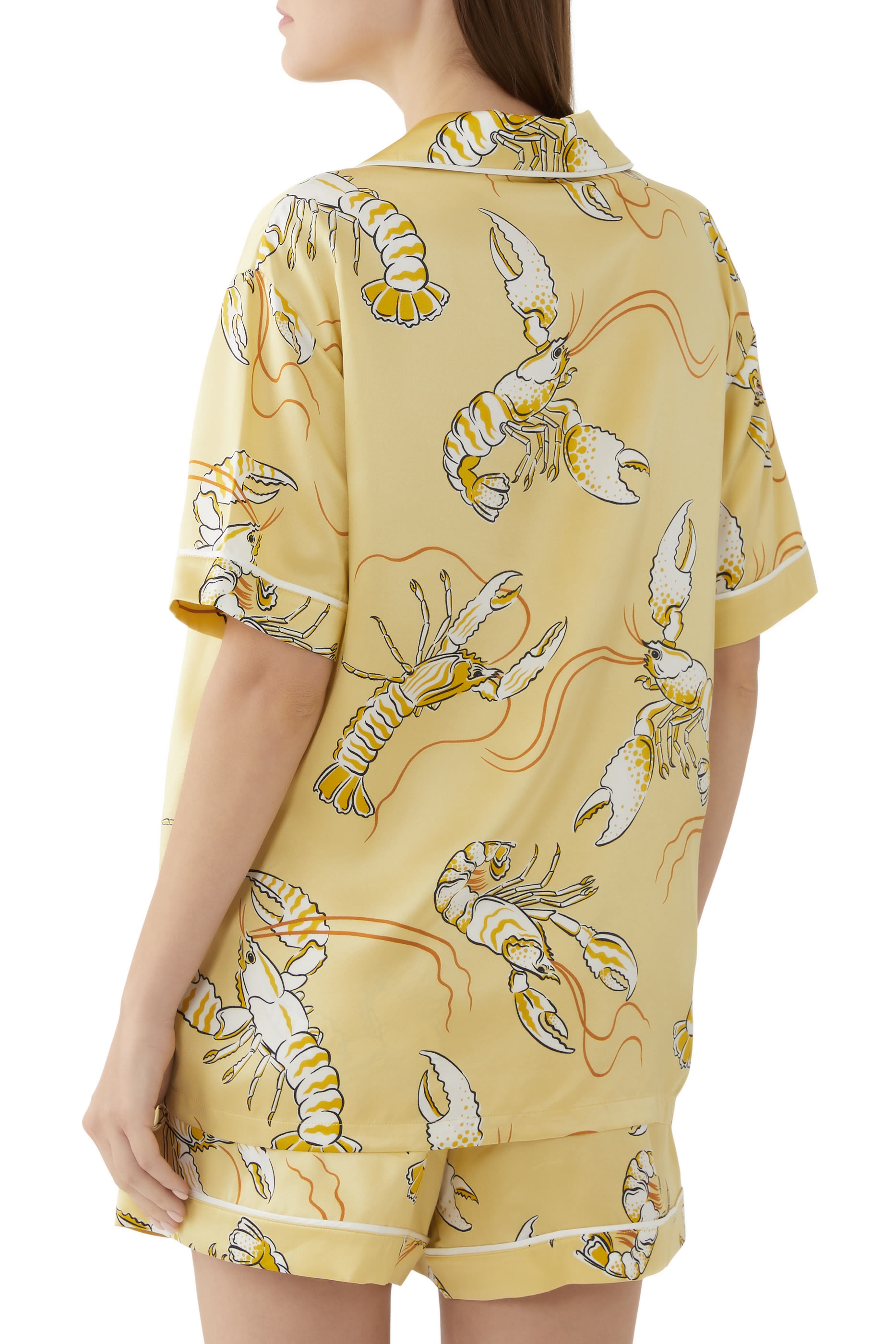 Ingo Perseus Lobster Silk Short Pyjama Set