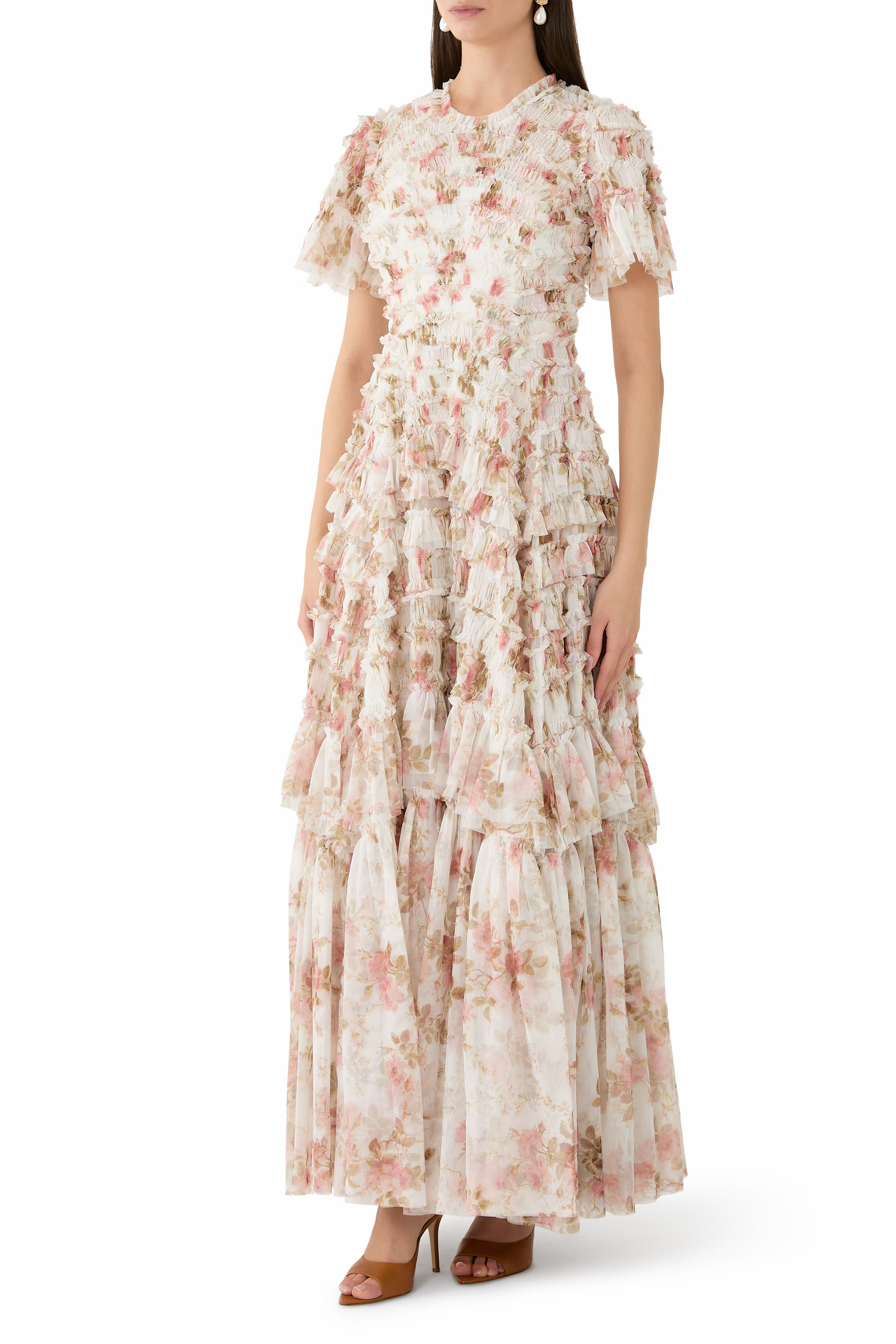 Summer&rsquo;s Rose Valentine Ruffle Gown