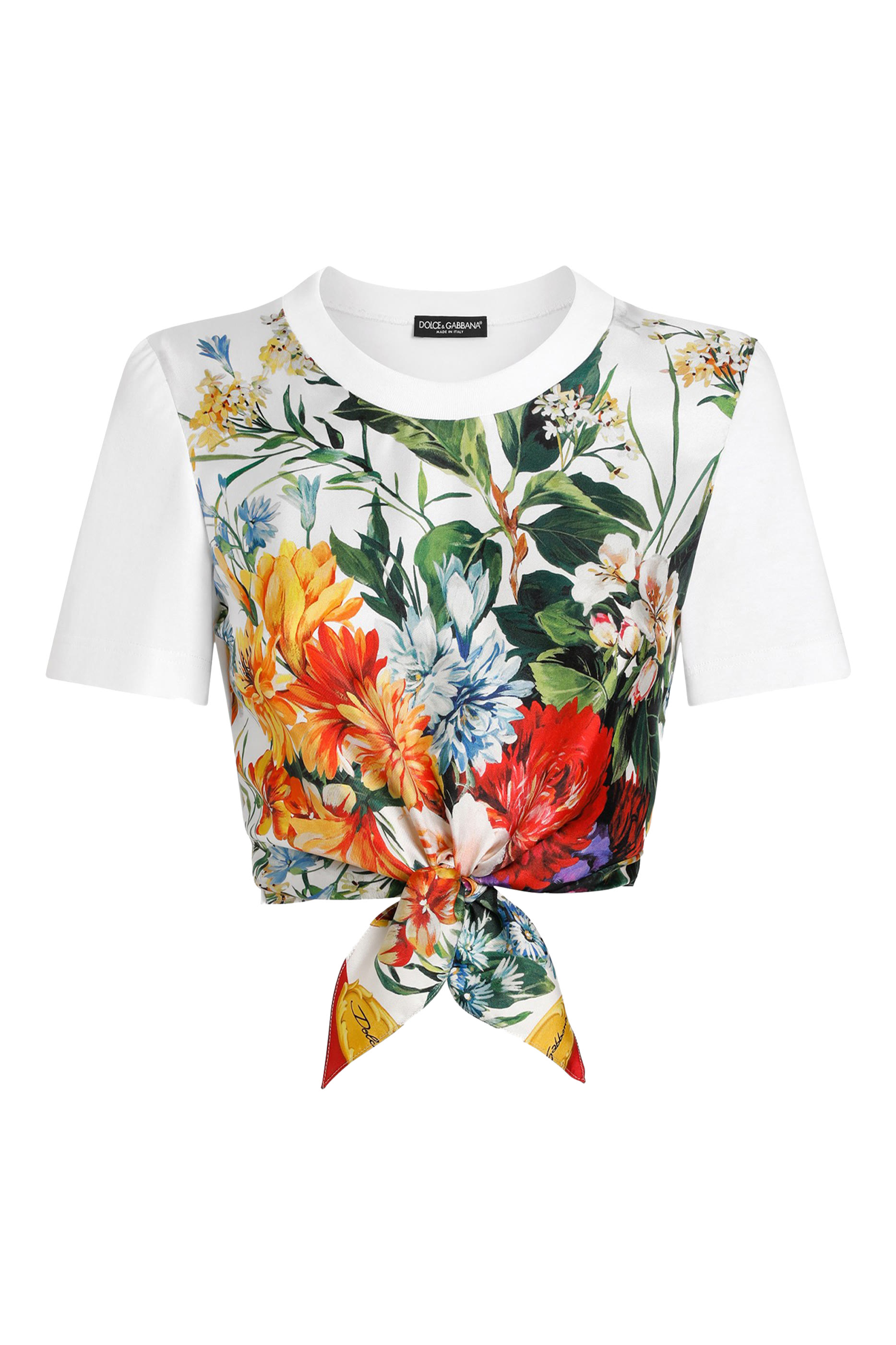 Floral Print Short Sleeves Top