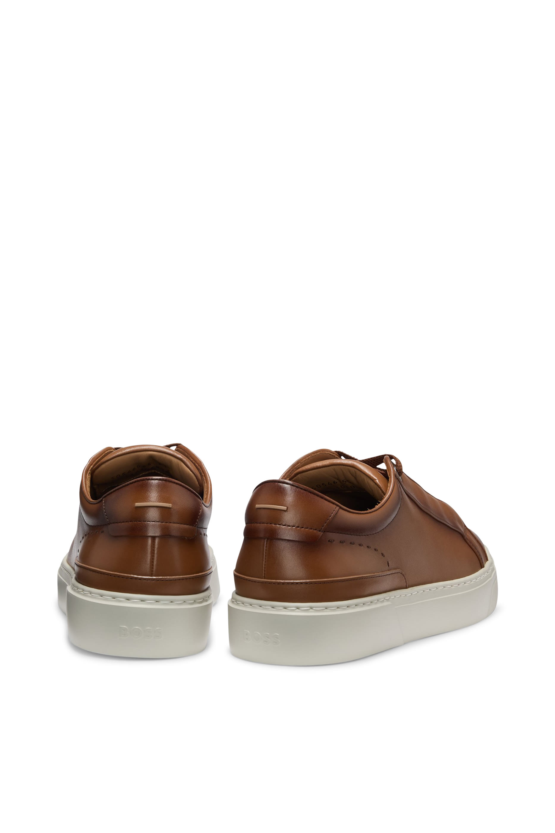 Gary Leather Sneakers With Hidden Laces