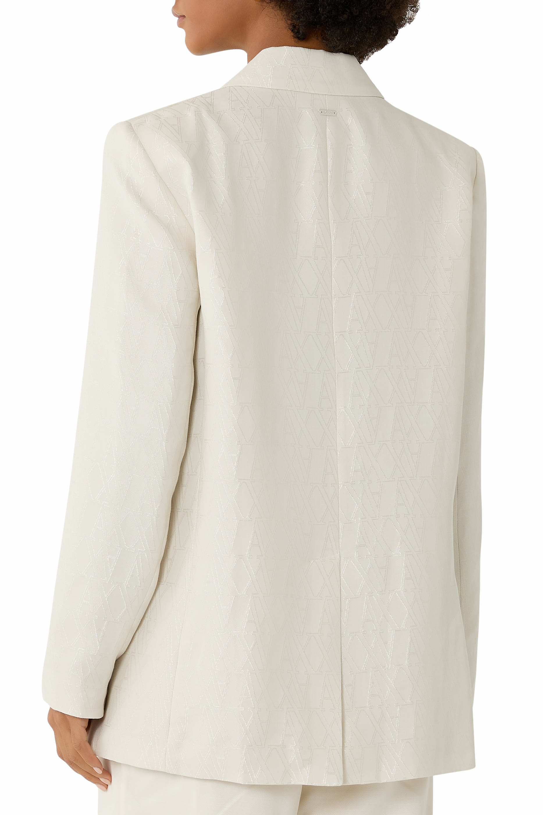  Allover Logo Double-Breasted Jacket