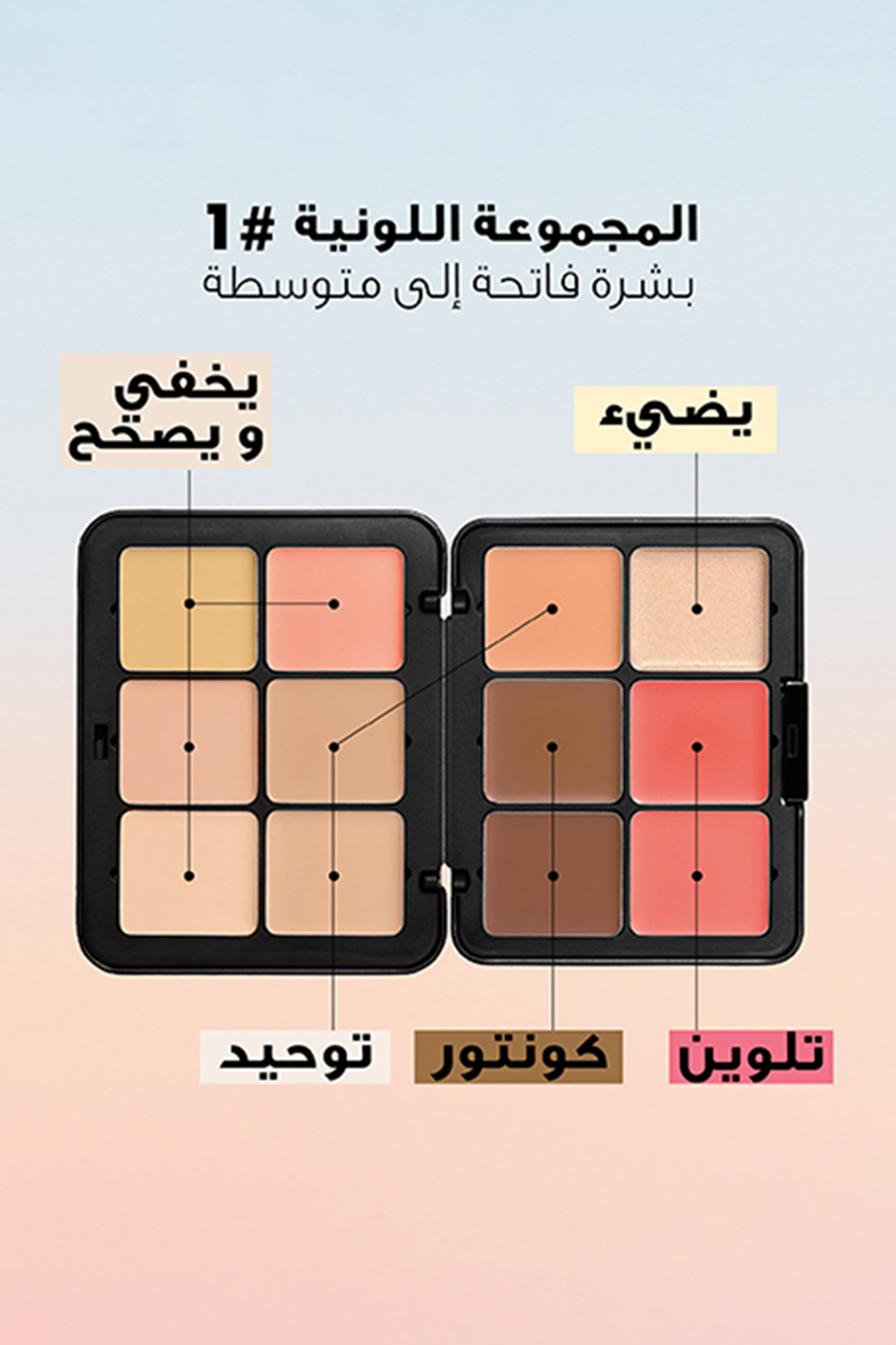 HD Skin Face Palette
