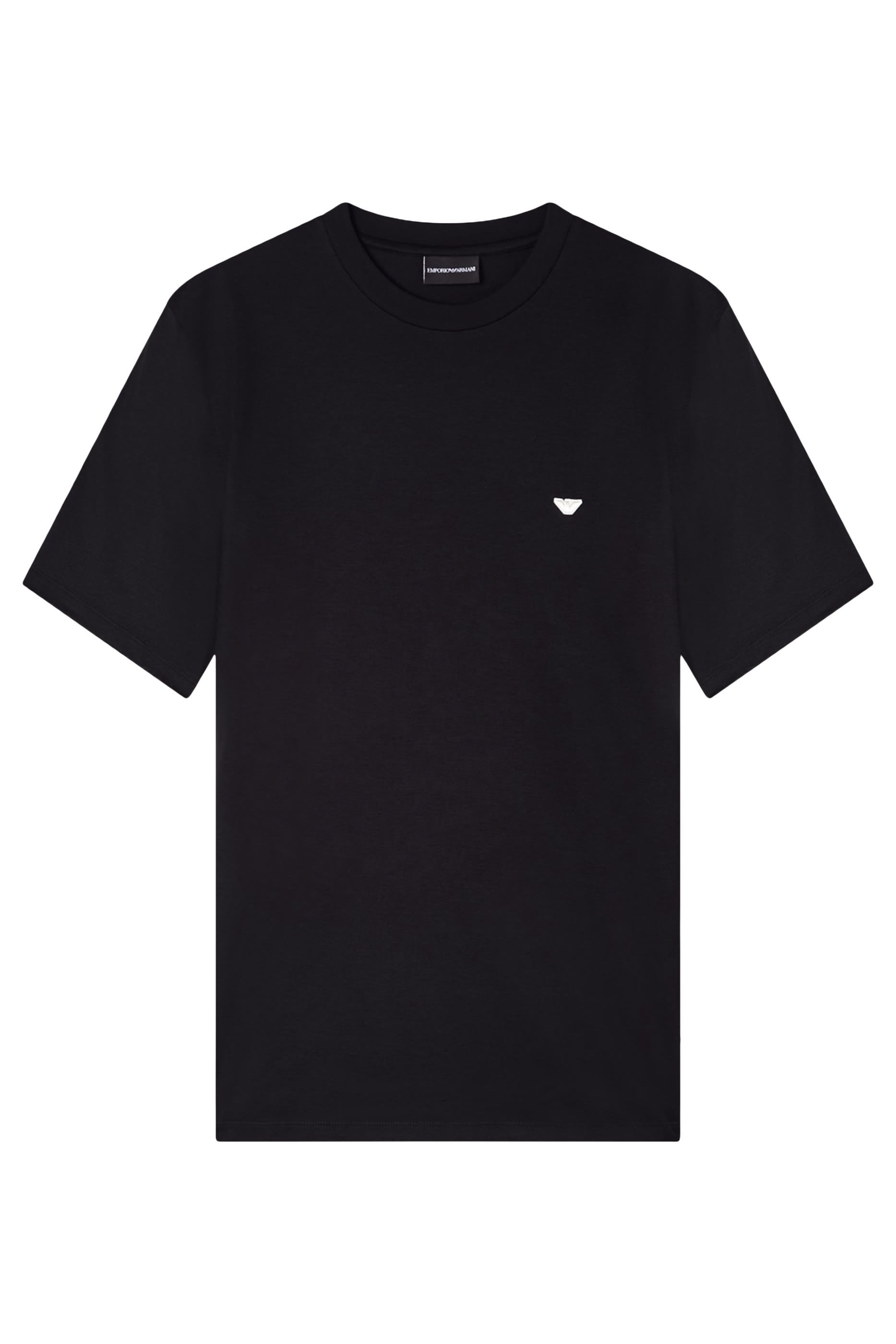 Embossed Eagle Embroidery Lyocell-Blend Jersey T-Shirt