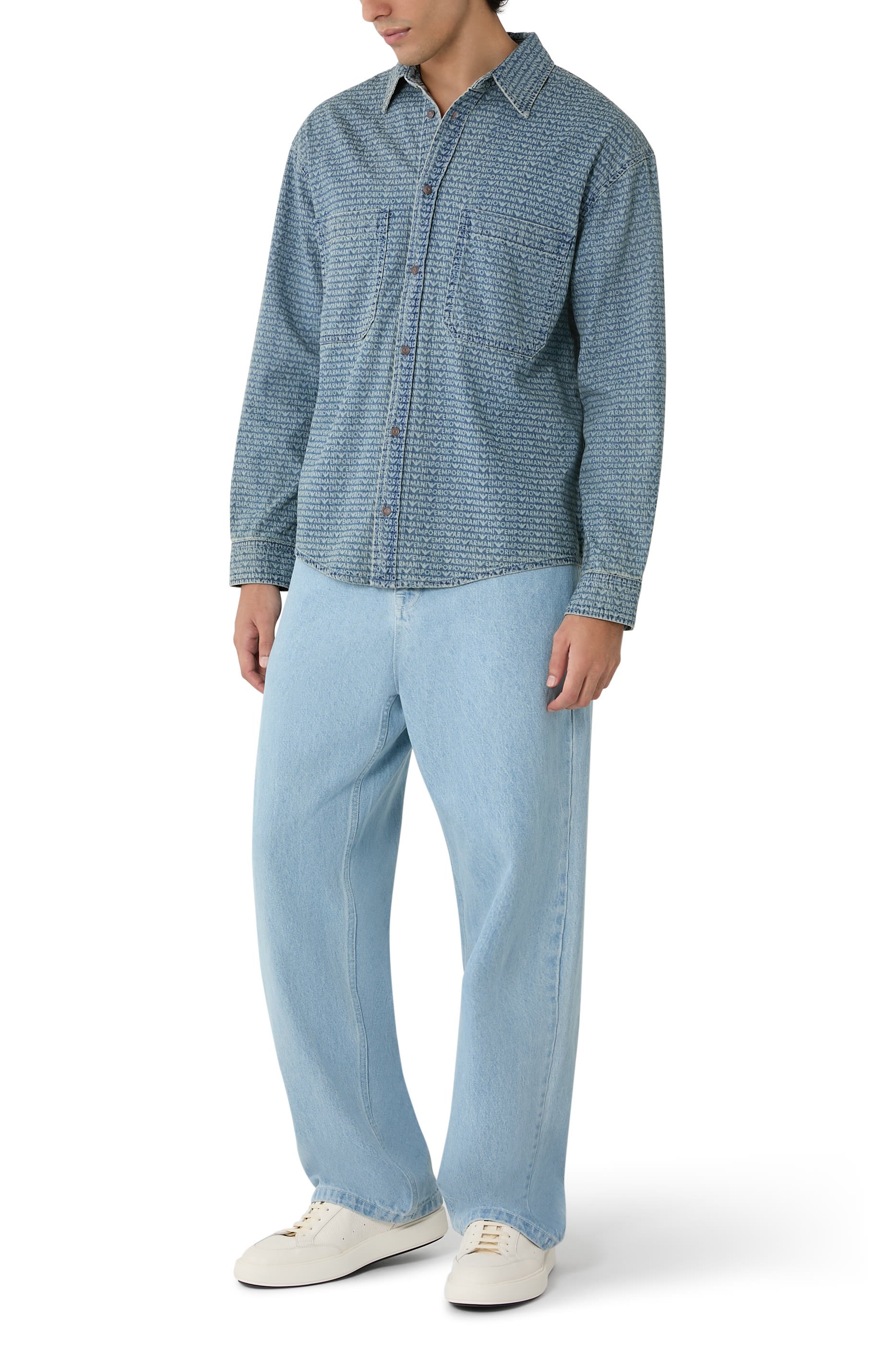 Comfort-Fit Denim Shirt