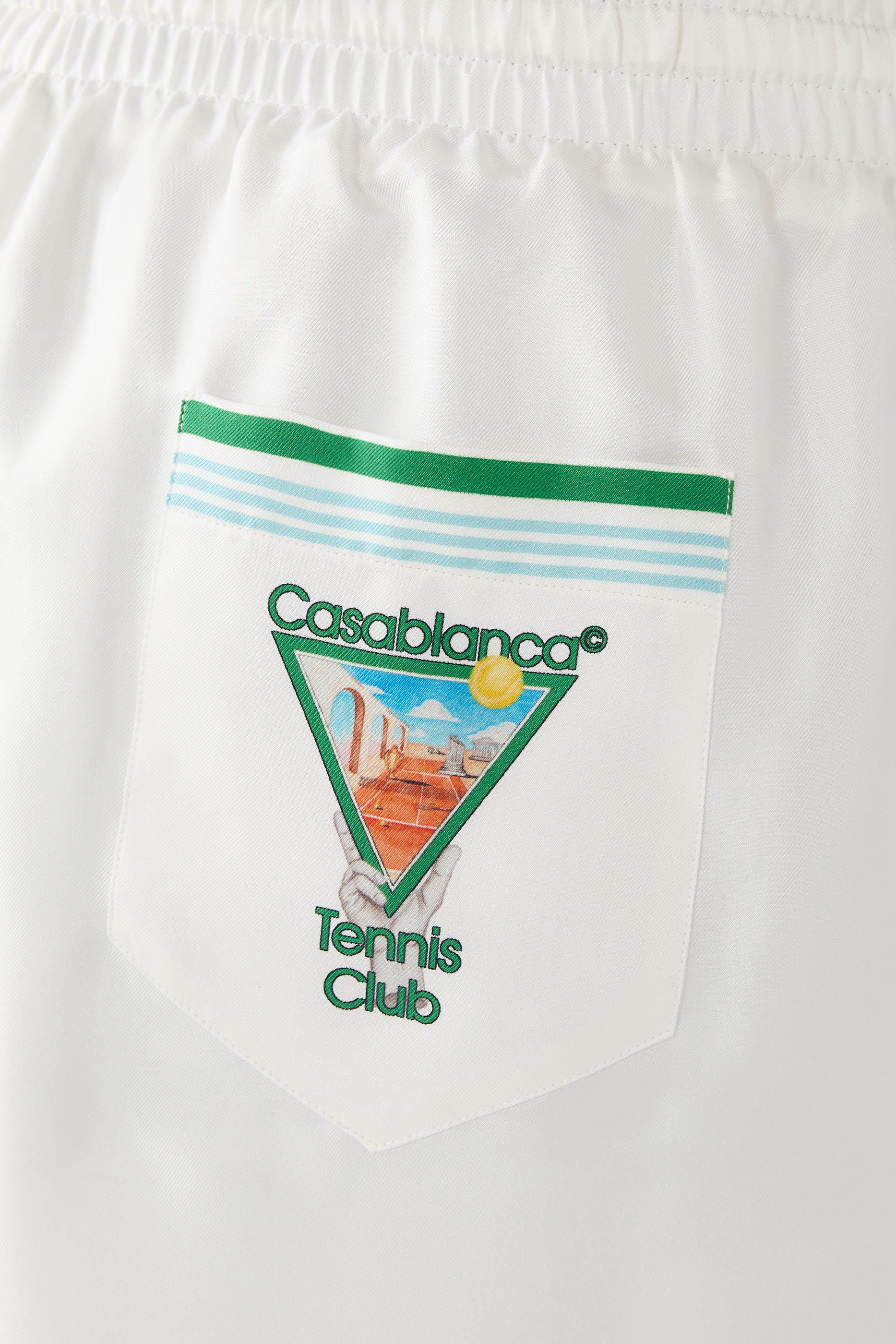 Metaphysical Tennis Icon Silk Shorts