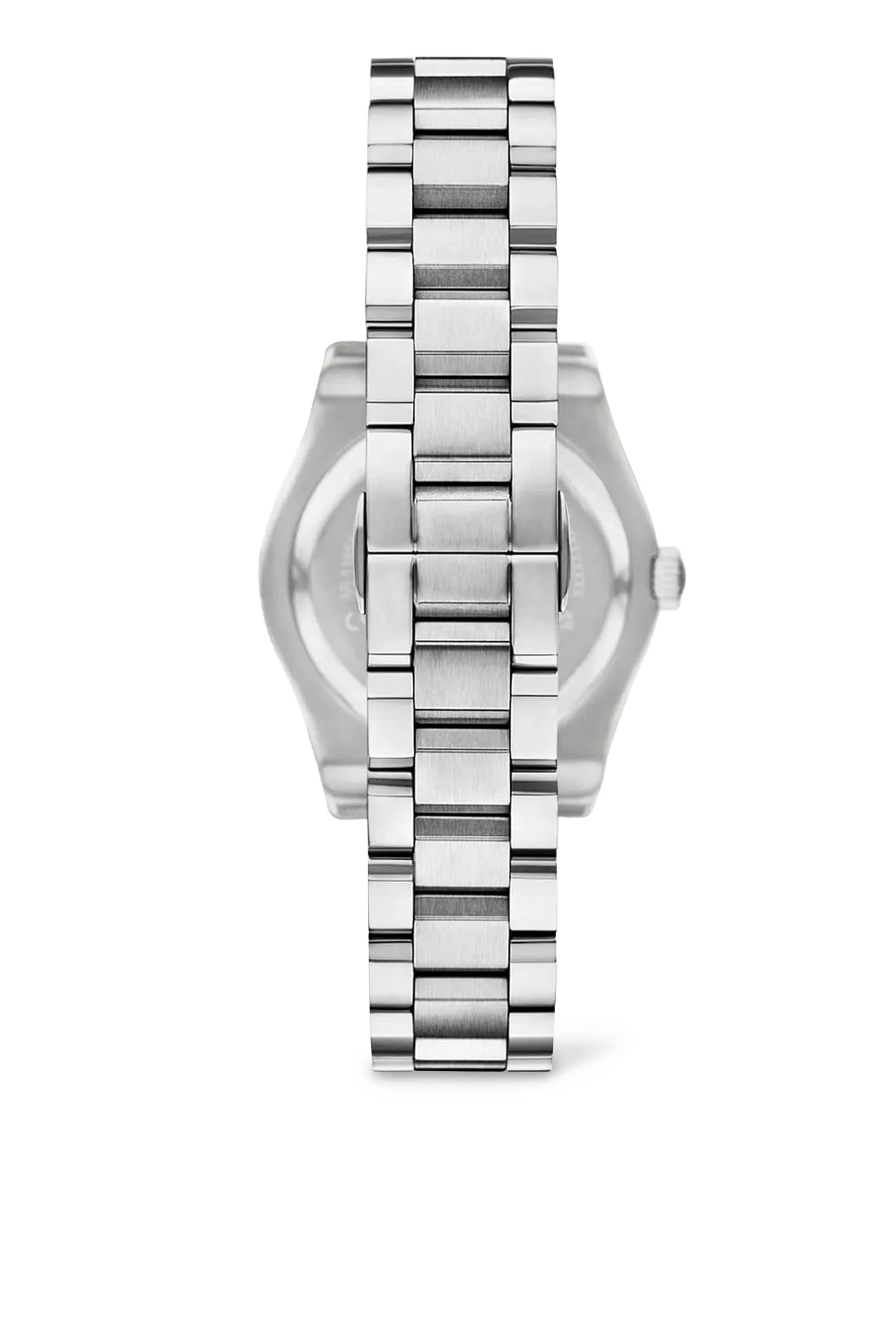 Three-Hand Stainless Steel Watch