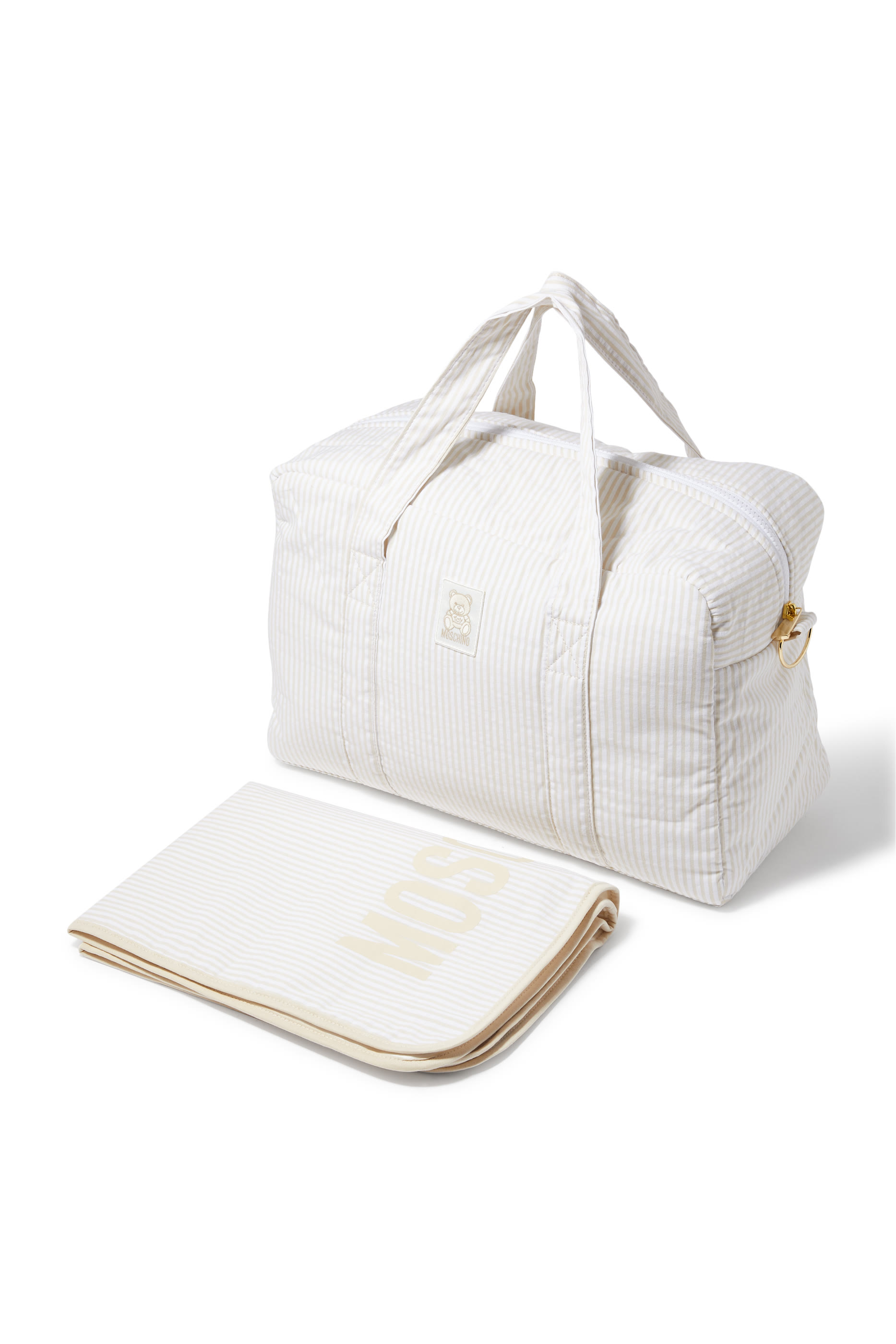 Kids Teddy Bear-Print Changing Bag