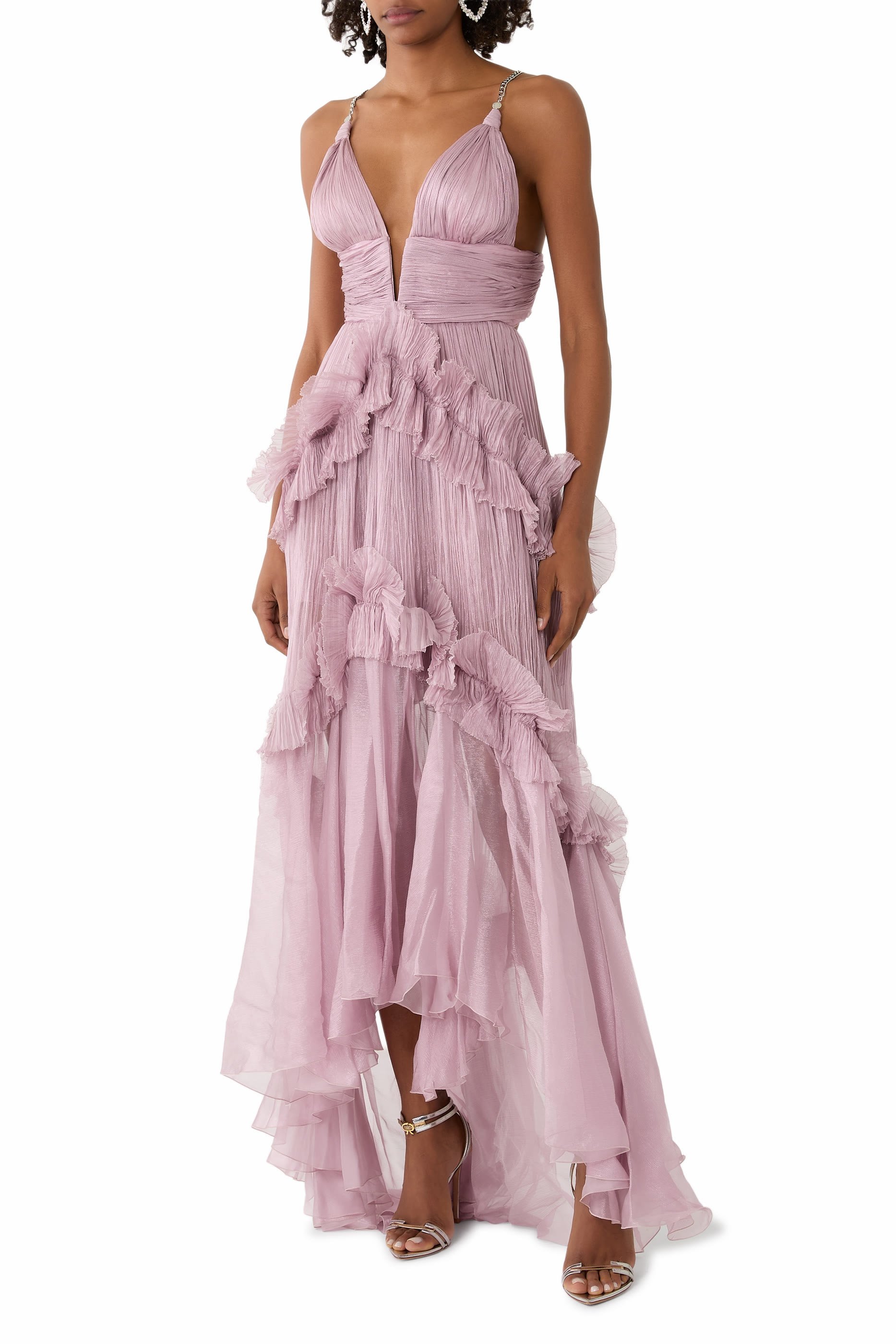 Yarinna Ruffled Asymmetrical Dress