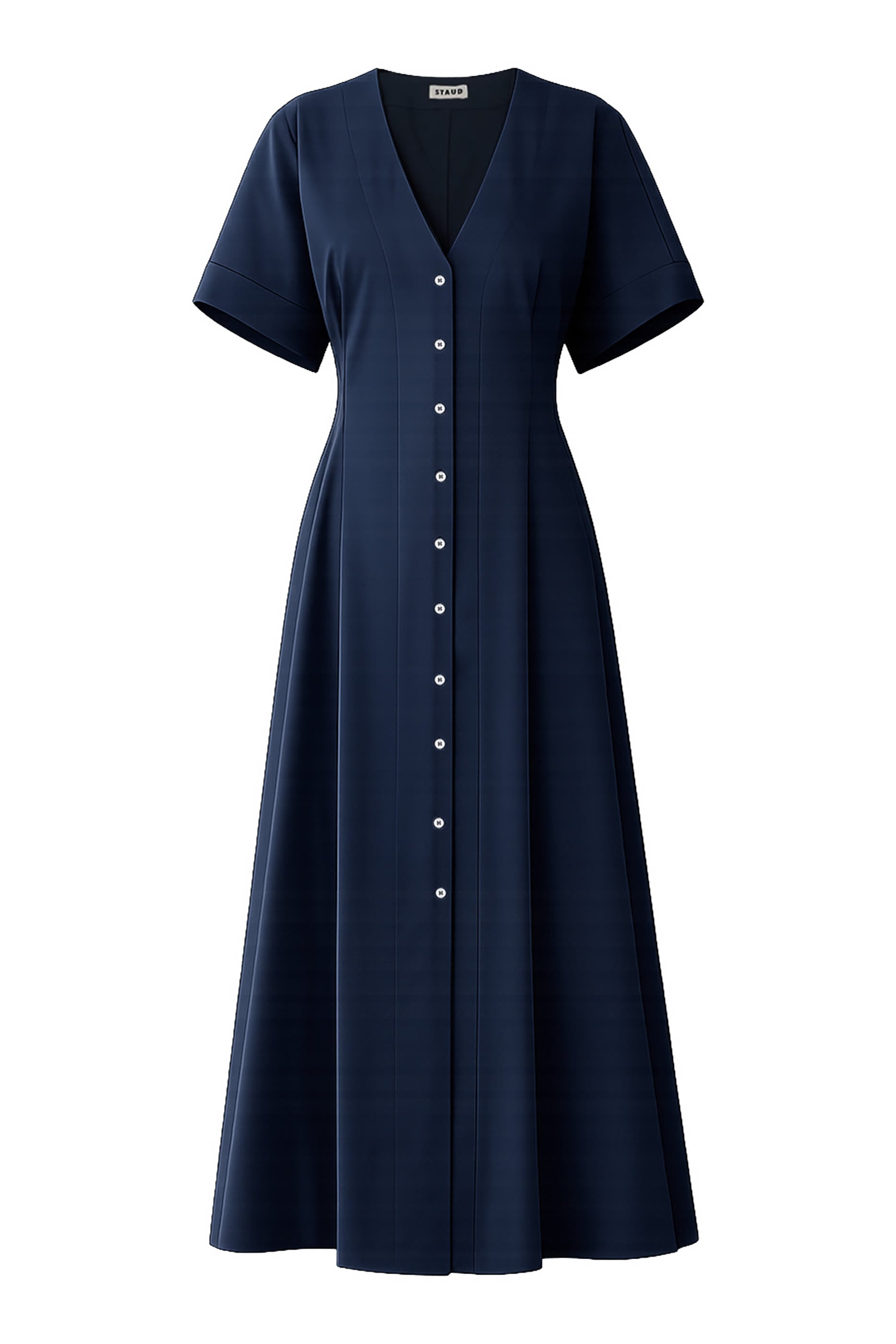Elle Cotton-Blend Midi Dress