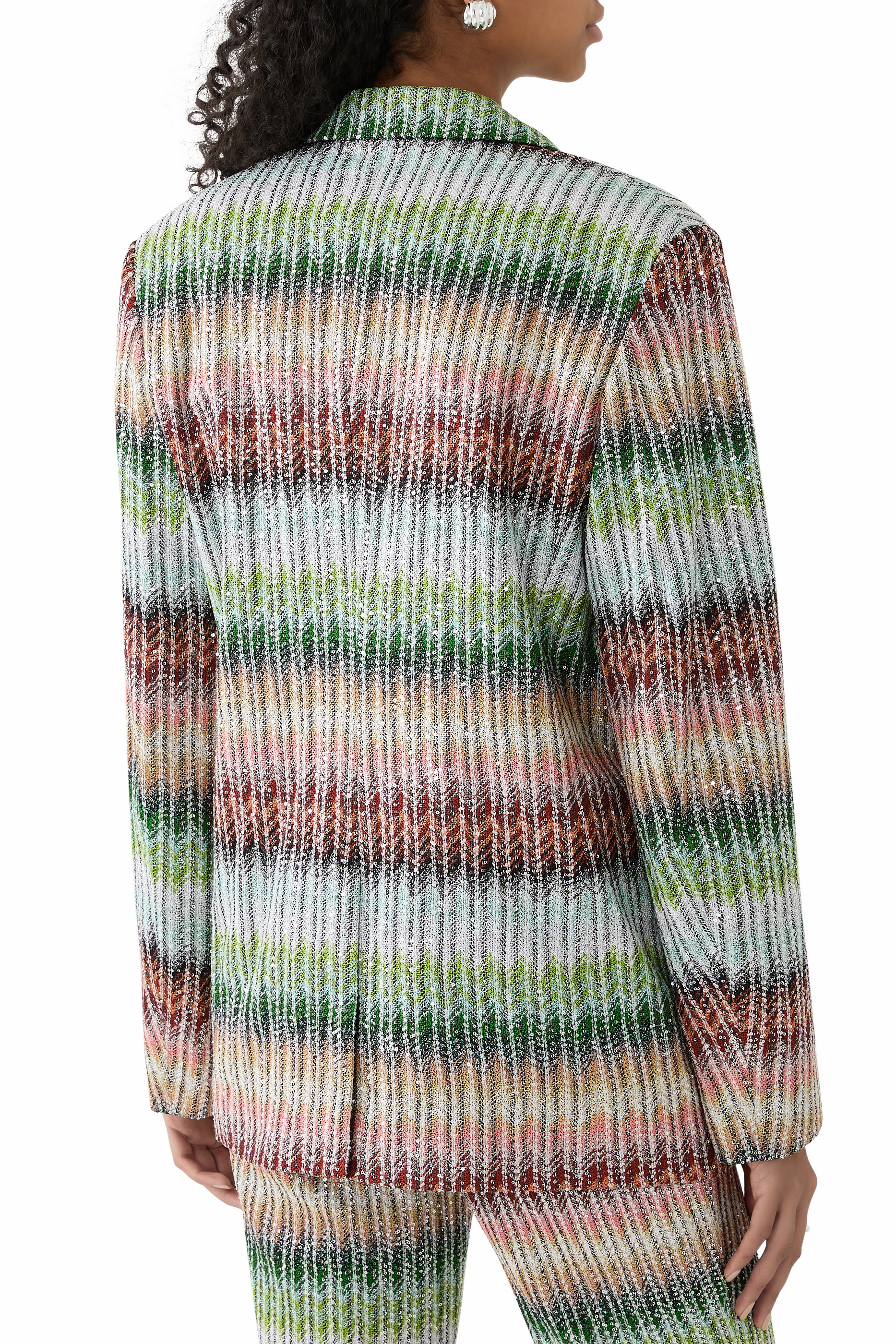 Caperdoni Sequinned Single-Breasted Blazer