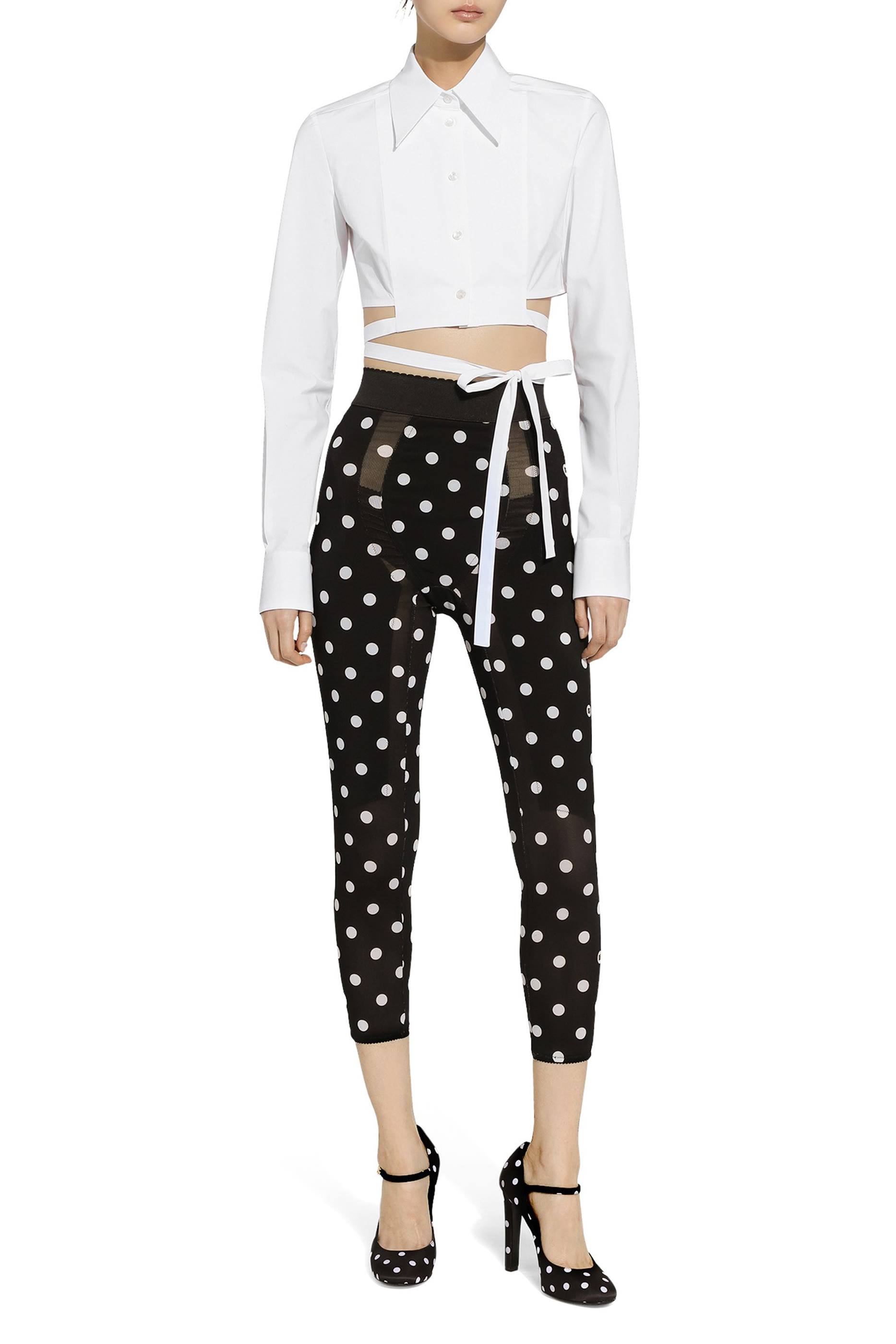 Cropped Cotton Shirt