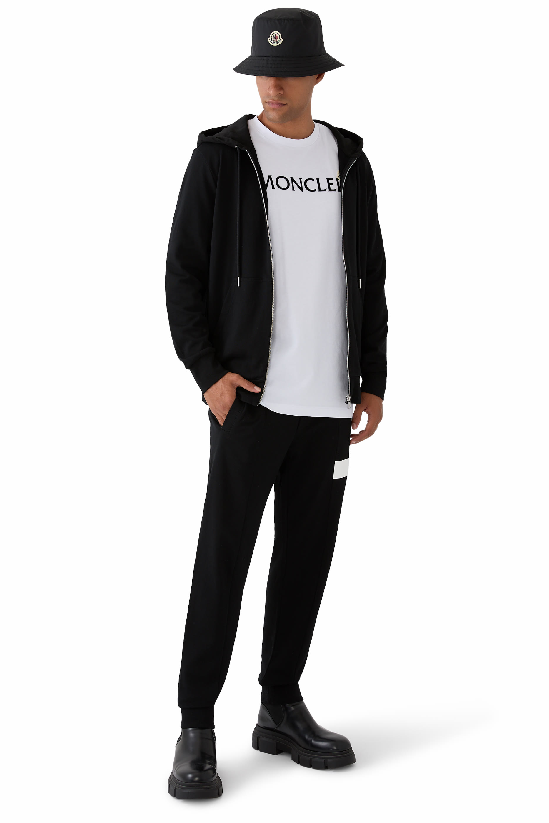 Logo Zip-Up Cardigan