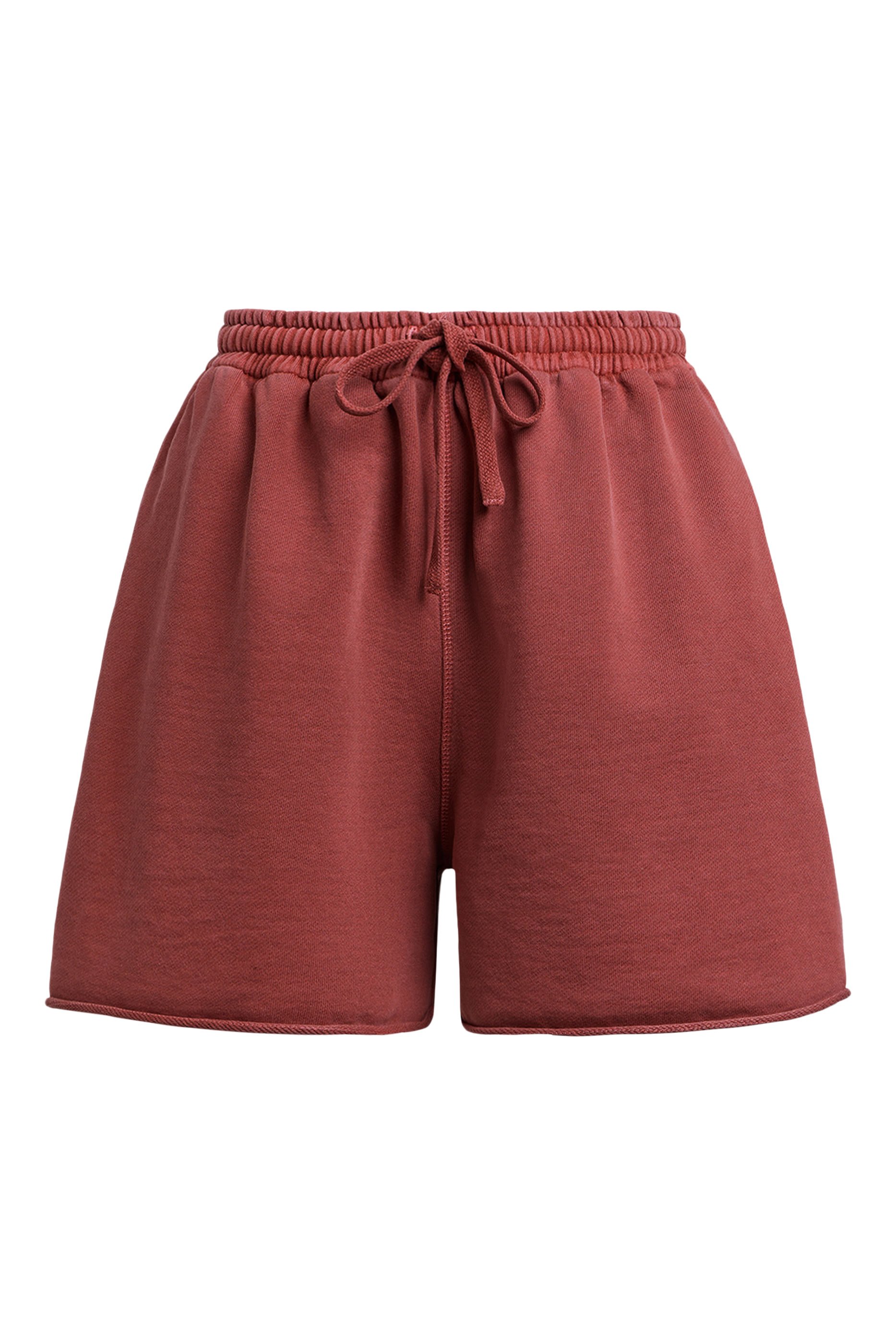 Garment-Dyed Terry Shorts 