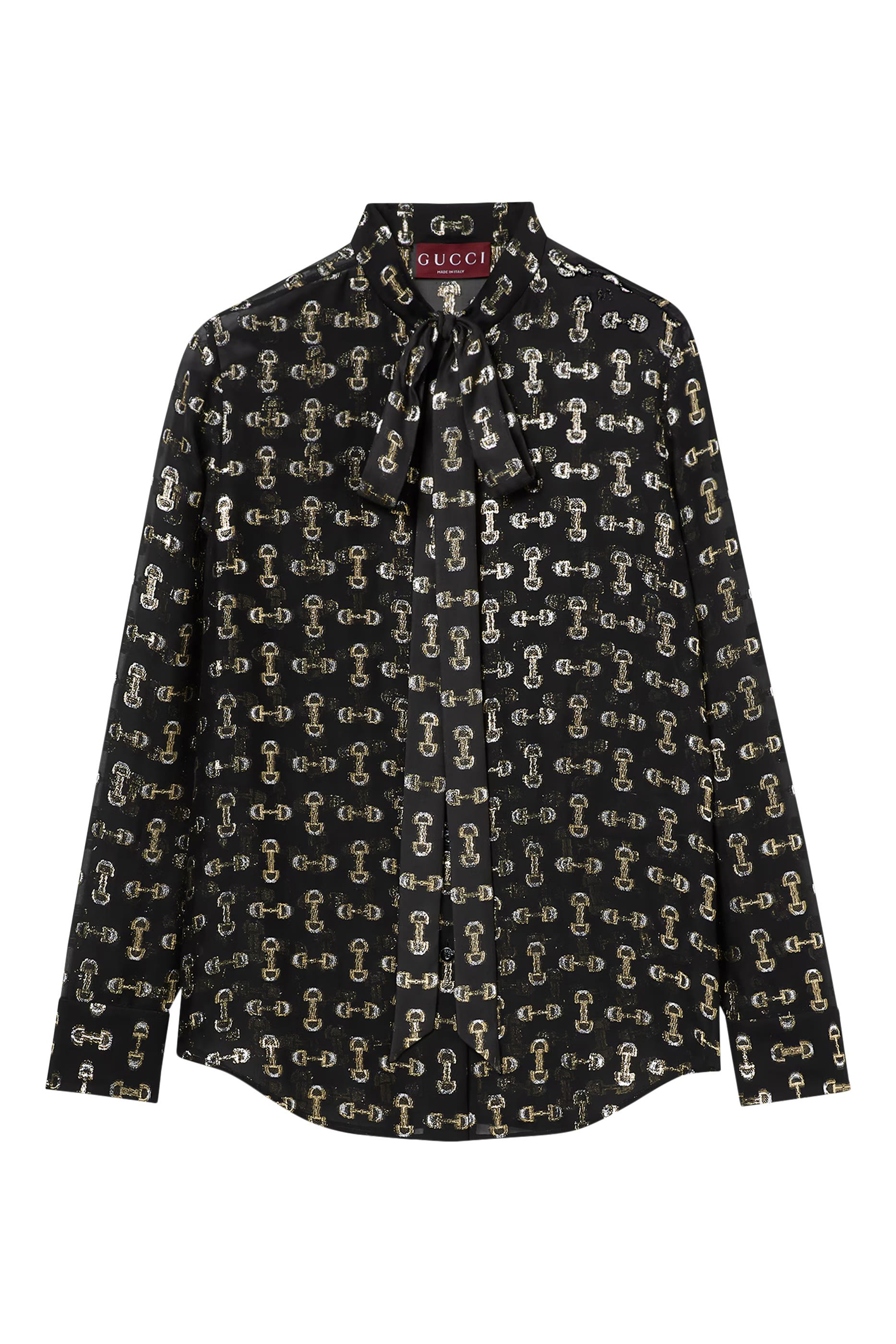 Horsebit Silk Fil Coup&eacute; Shirt 