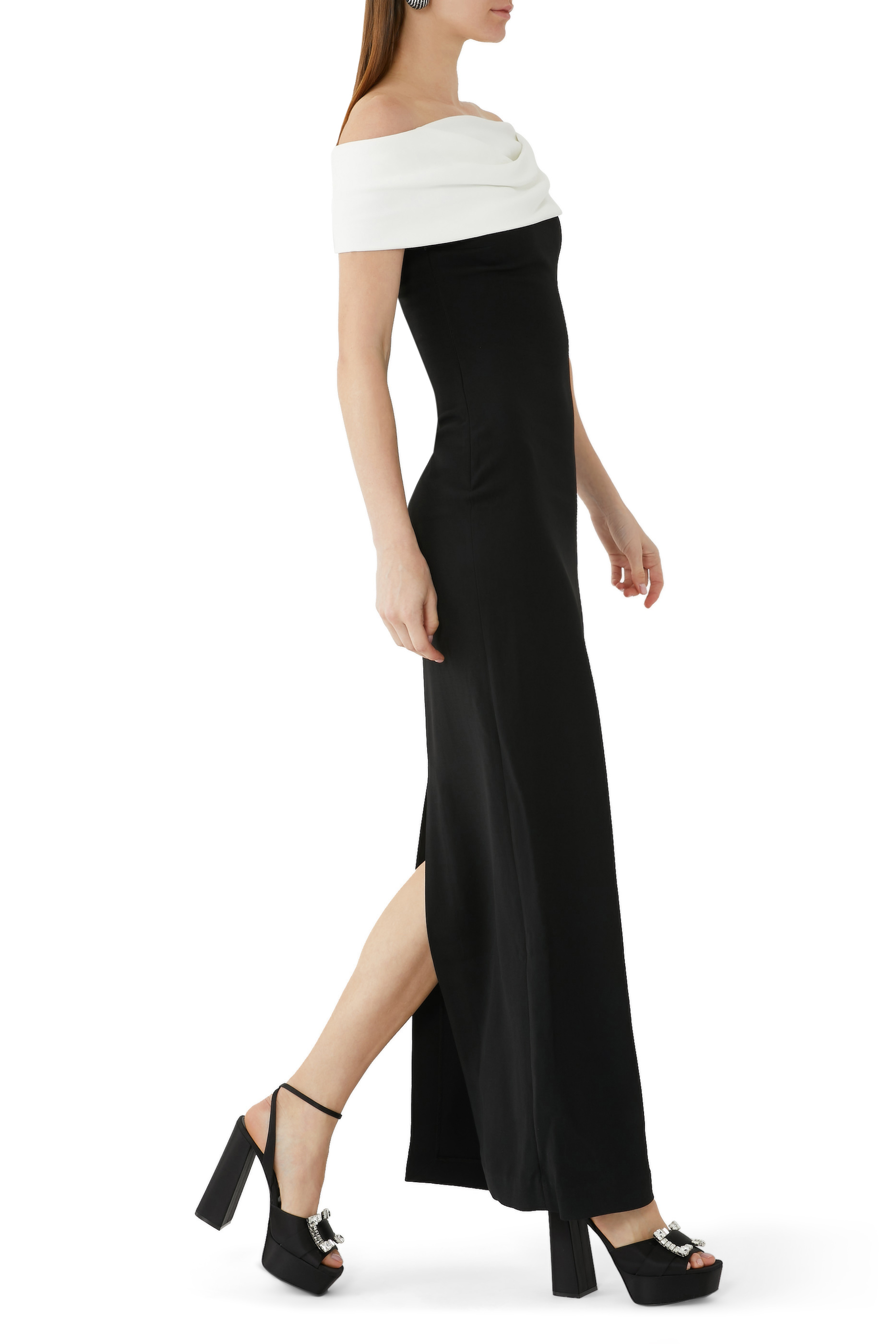 Eva Off-Shoulder Maxi Dress