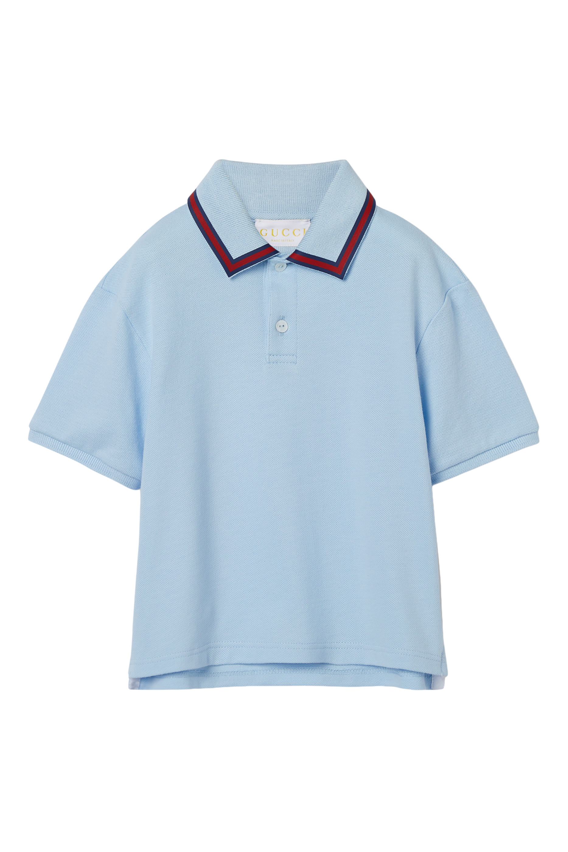Kids Web Detail Polo Shirt