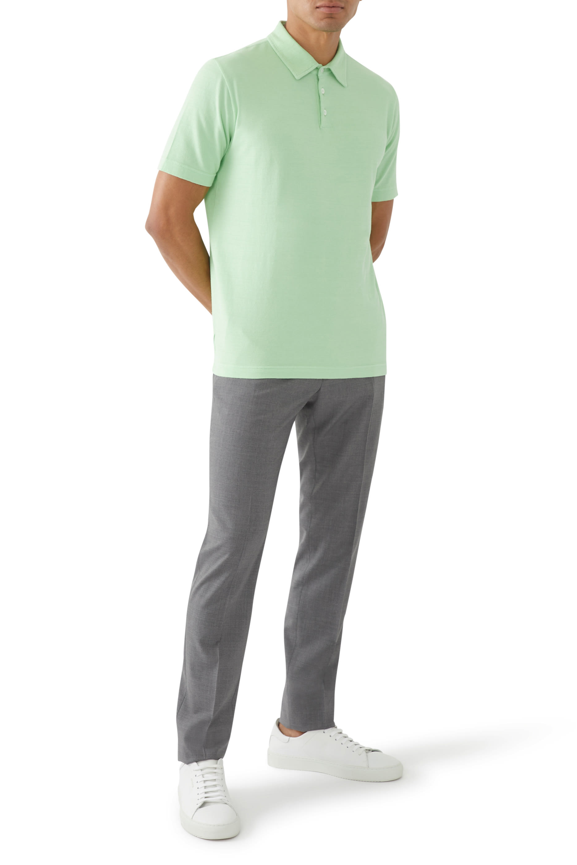 Wool Slim-Fit Trousers