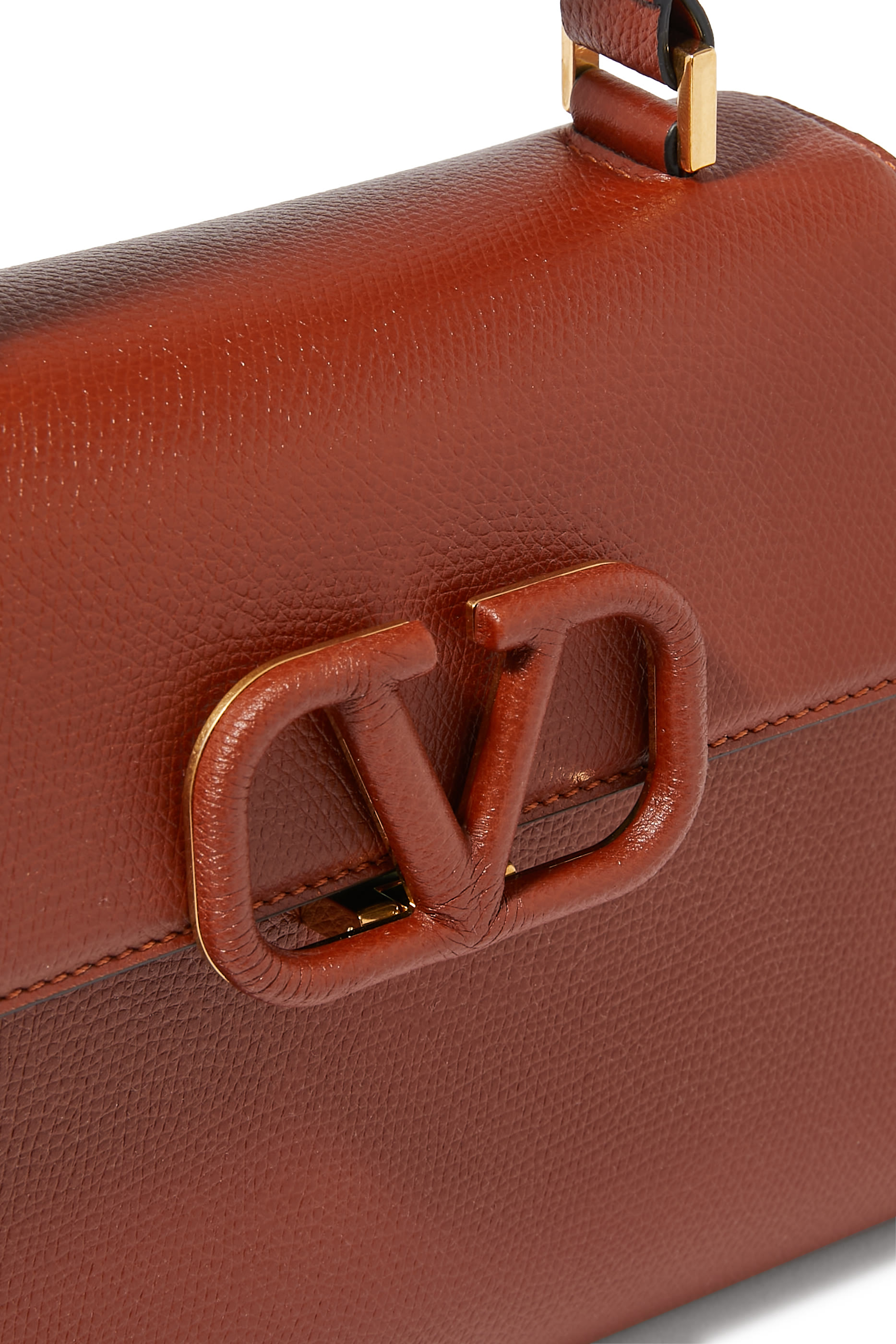 VSling Grainy Calfskin Handbag