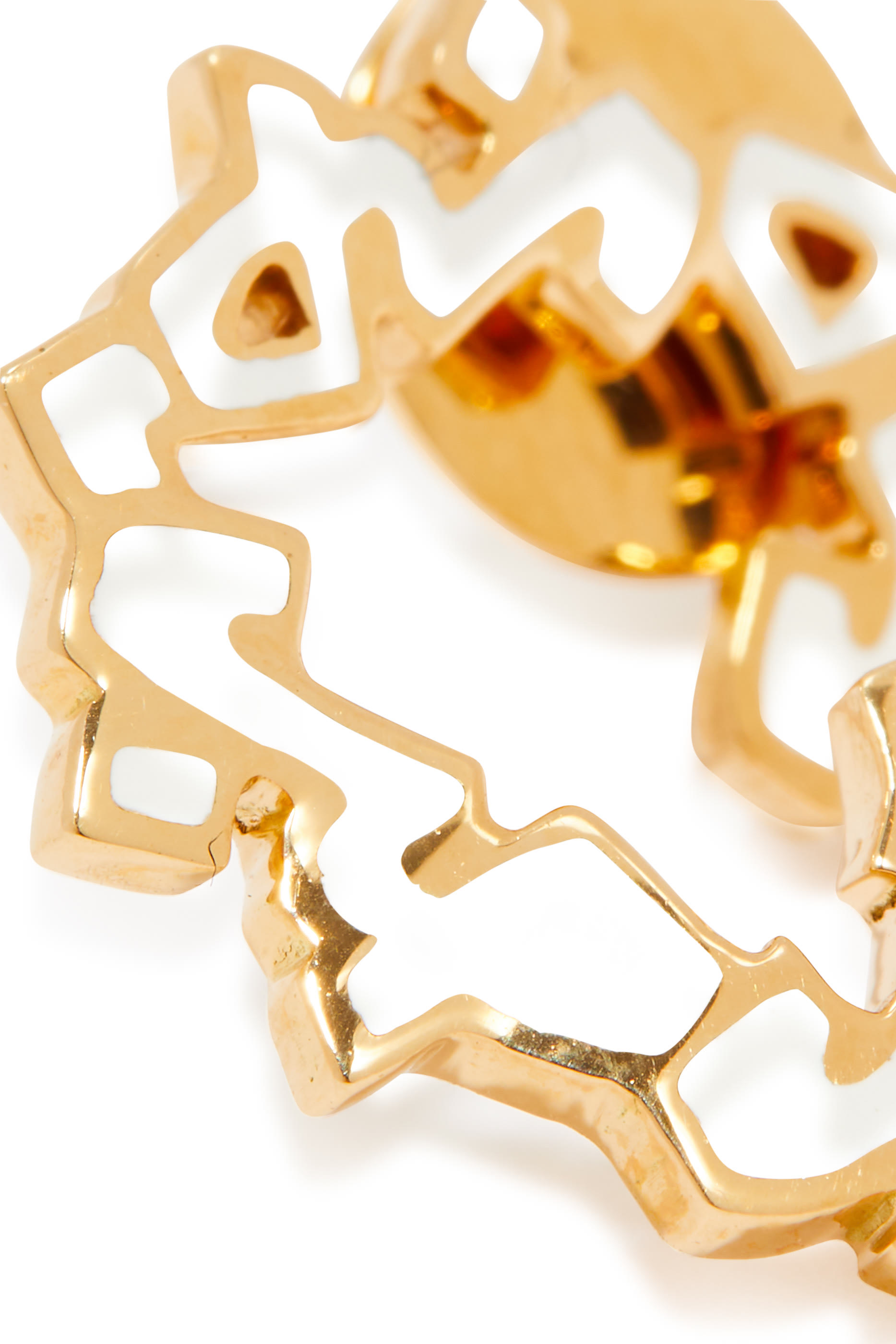 Al Hobb Earrings, 18K Gold