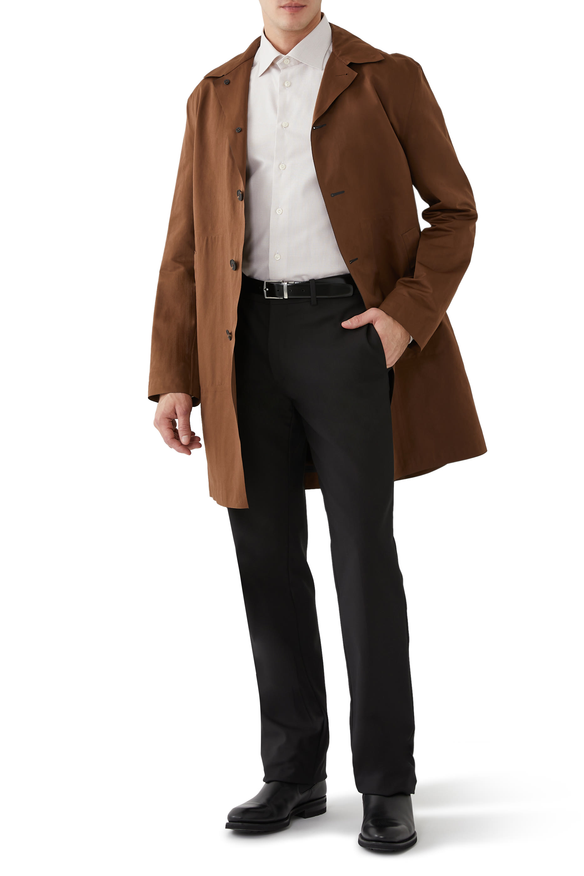 Semi Solid Cotton TENCEL&trade; Lyocell Shirt