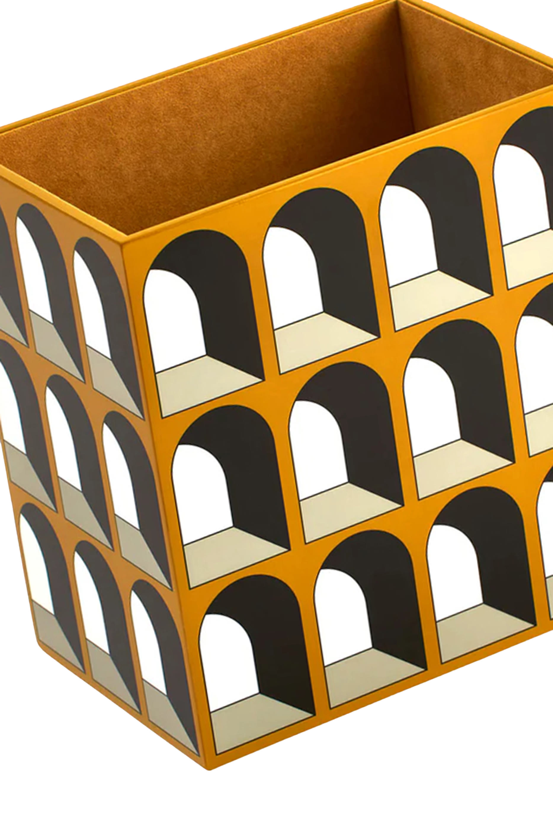 Arcade Lacquer Waste Basket