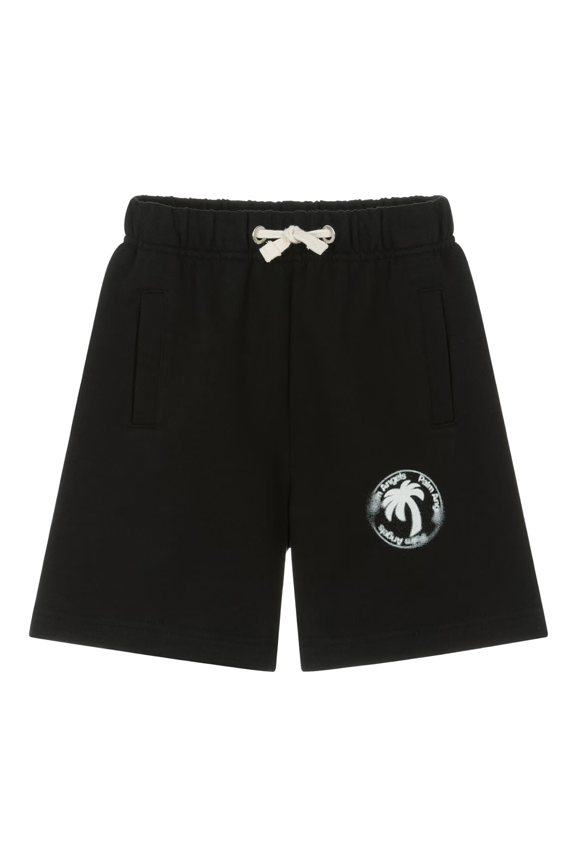 Kids Blurred Palm Tree Logo Shorts
