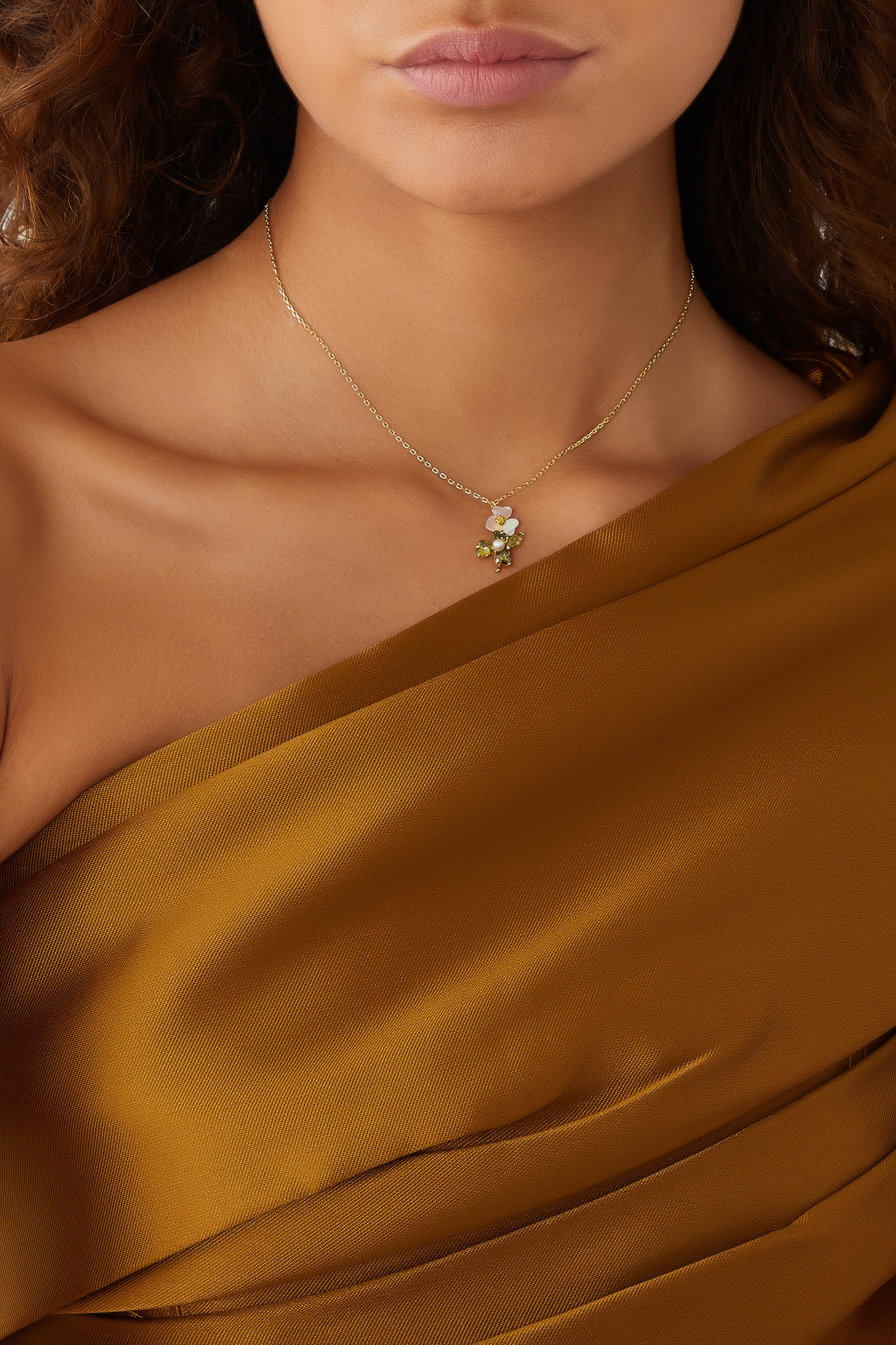 Precious Pansy Pendant