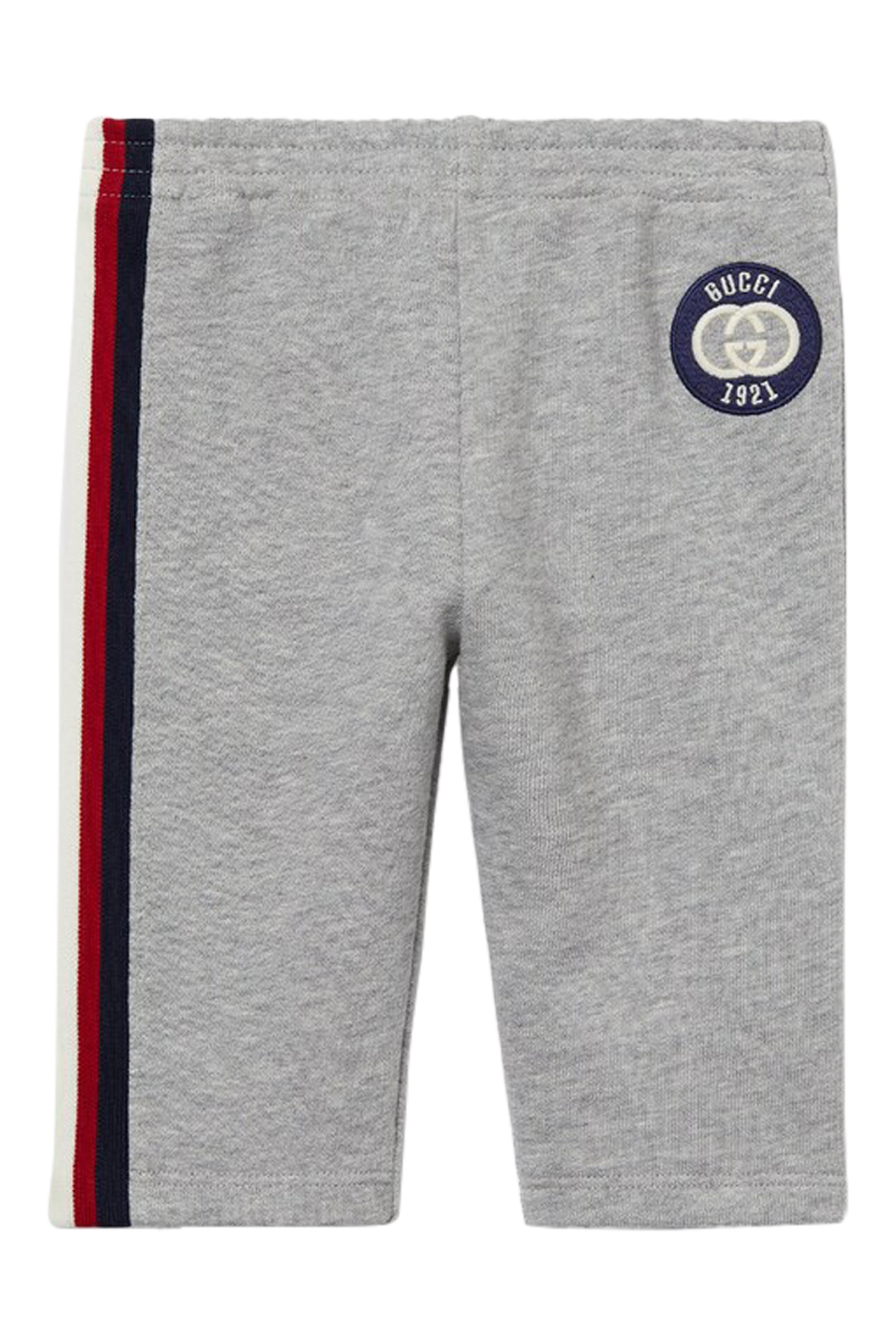 Kids Embroidered Cotton Pants