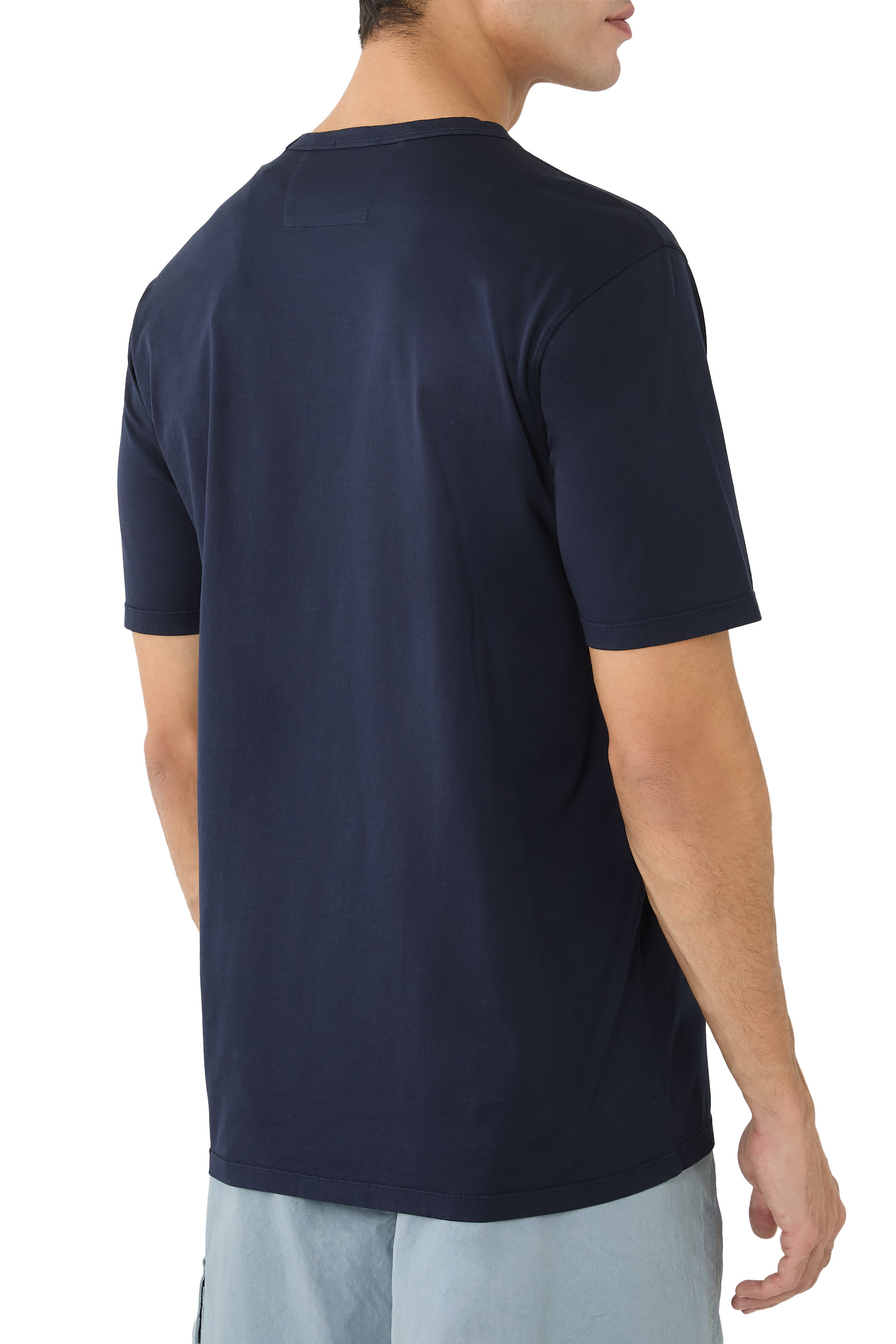 Mercerized 70/2 Jersey Gasato Logo T-Shirt