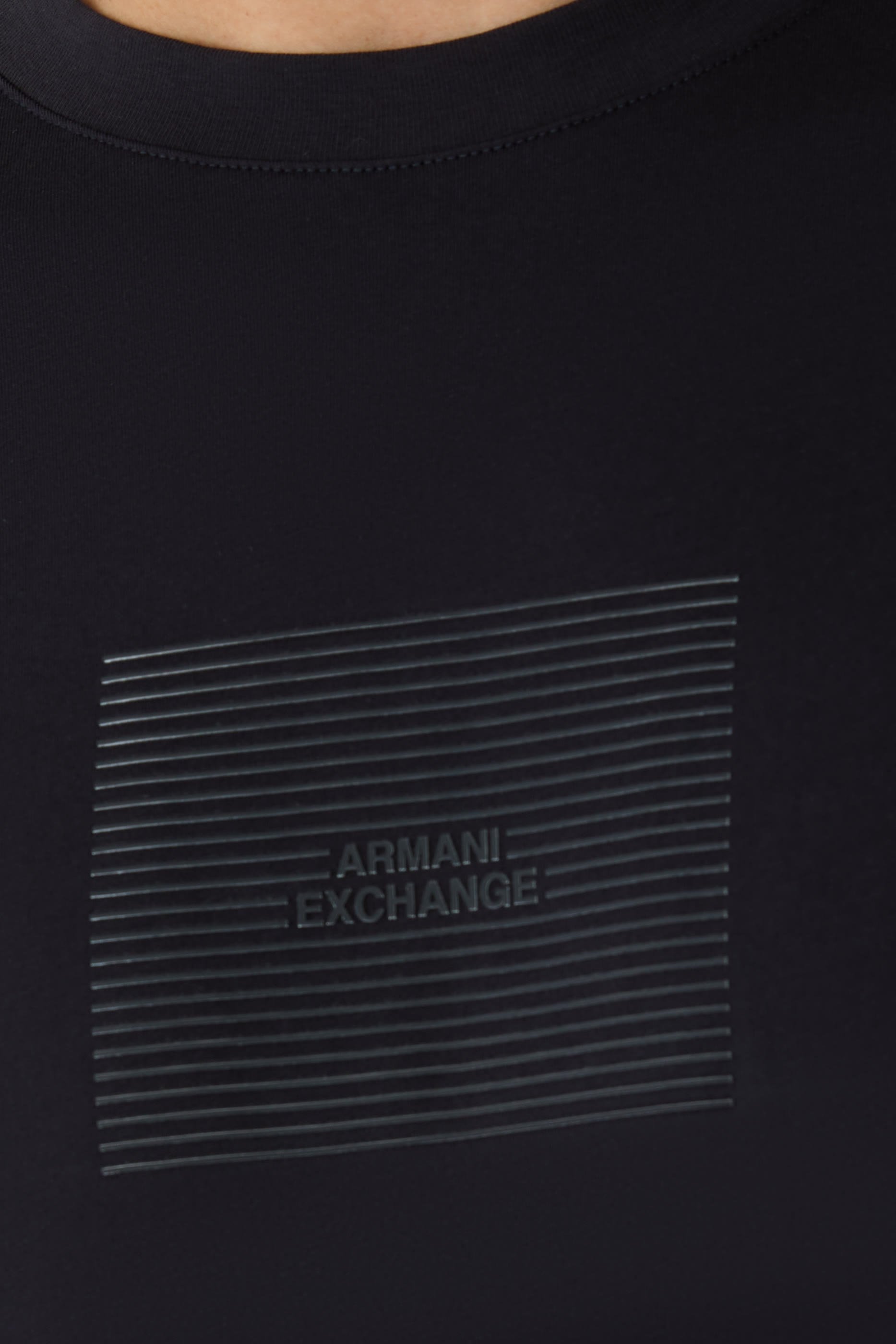 AX Logo Cotton-Jersey T-Shirt