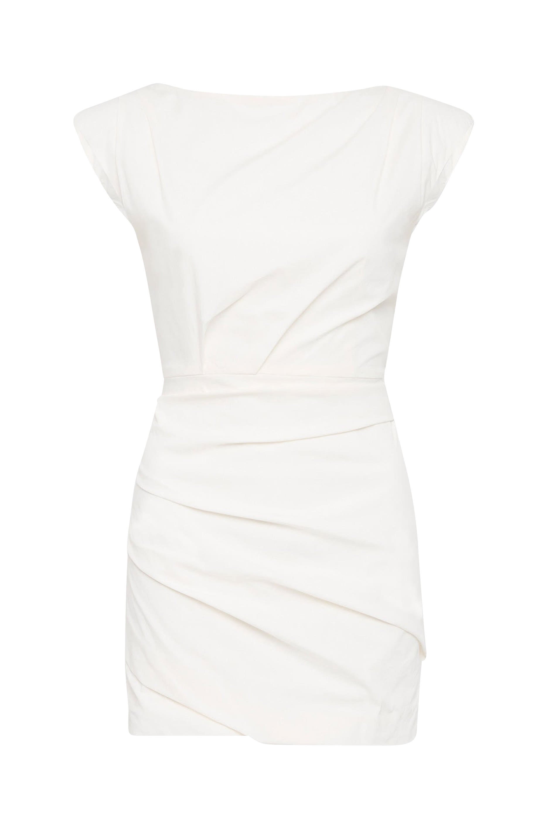 Bateau Tuck Mini Dress