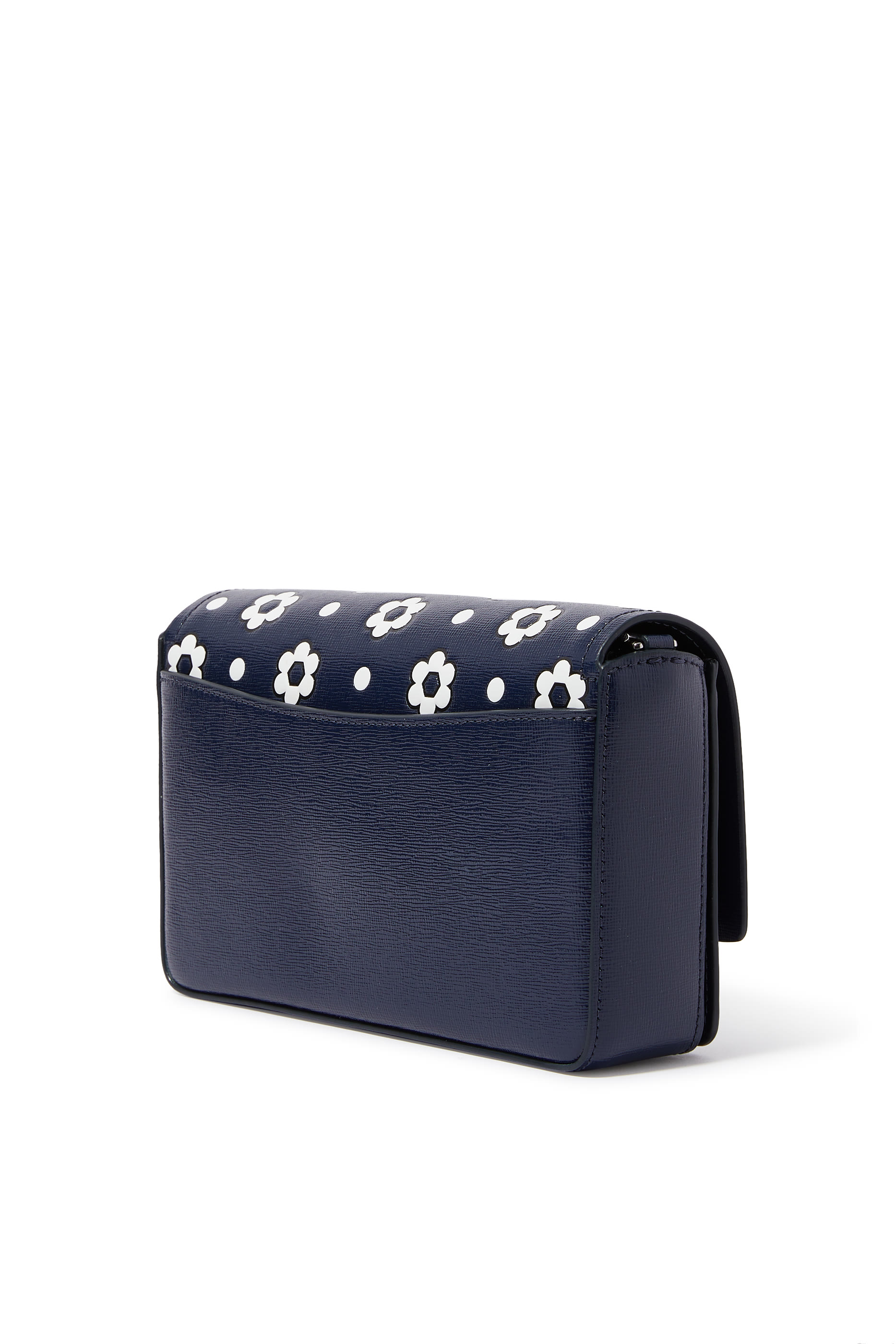 Morgan Daisy Dot Flap Chain Crossbody Bag