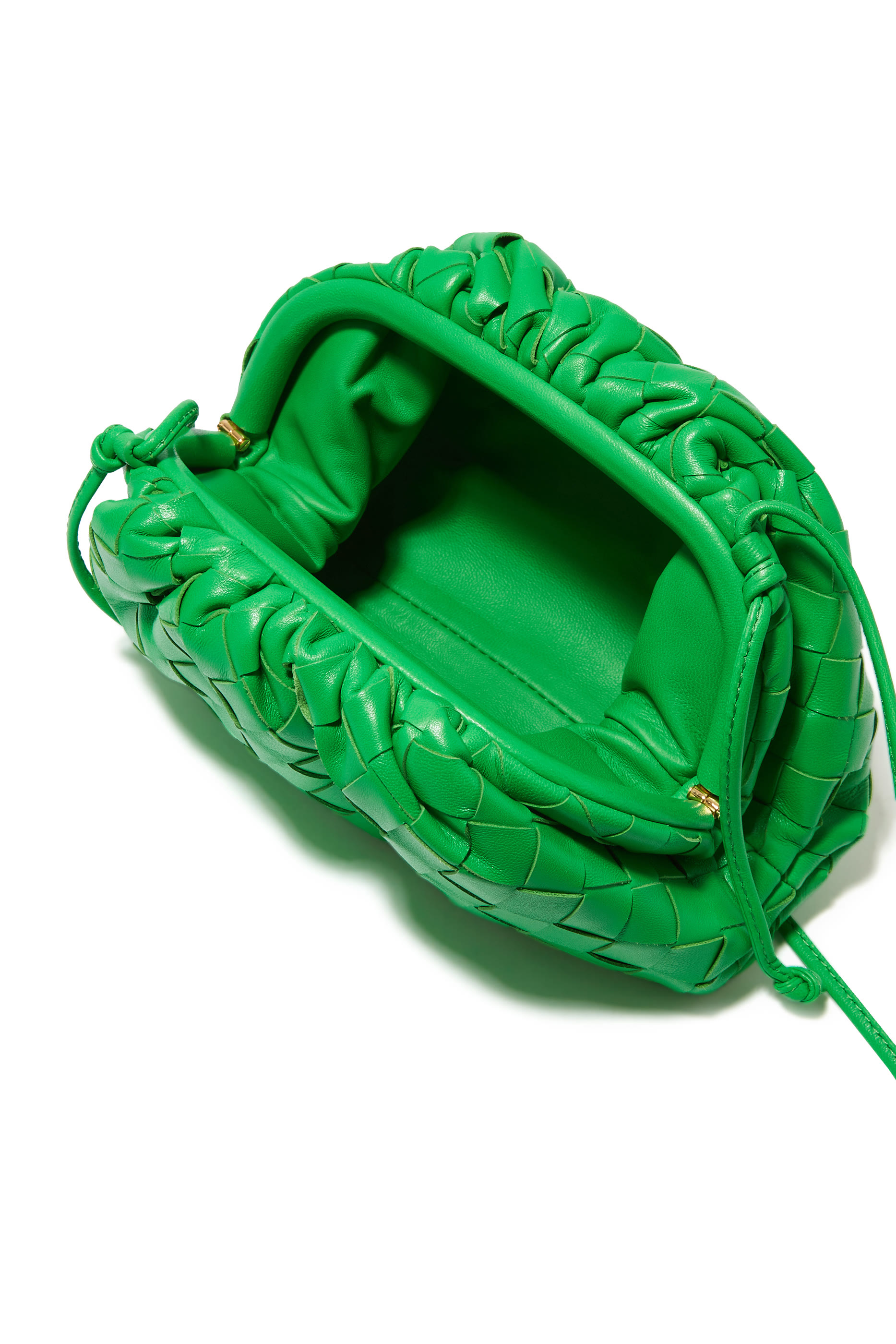 Mini Intrecciato Leather Pouch