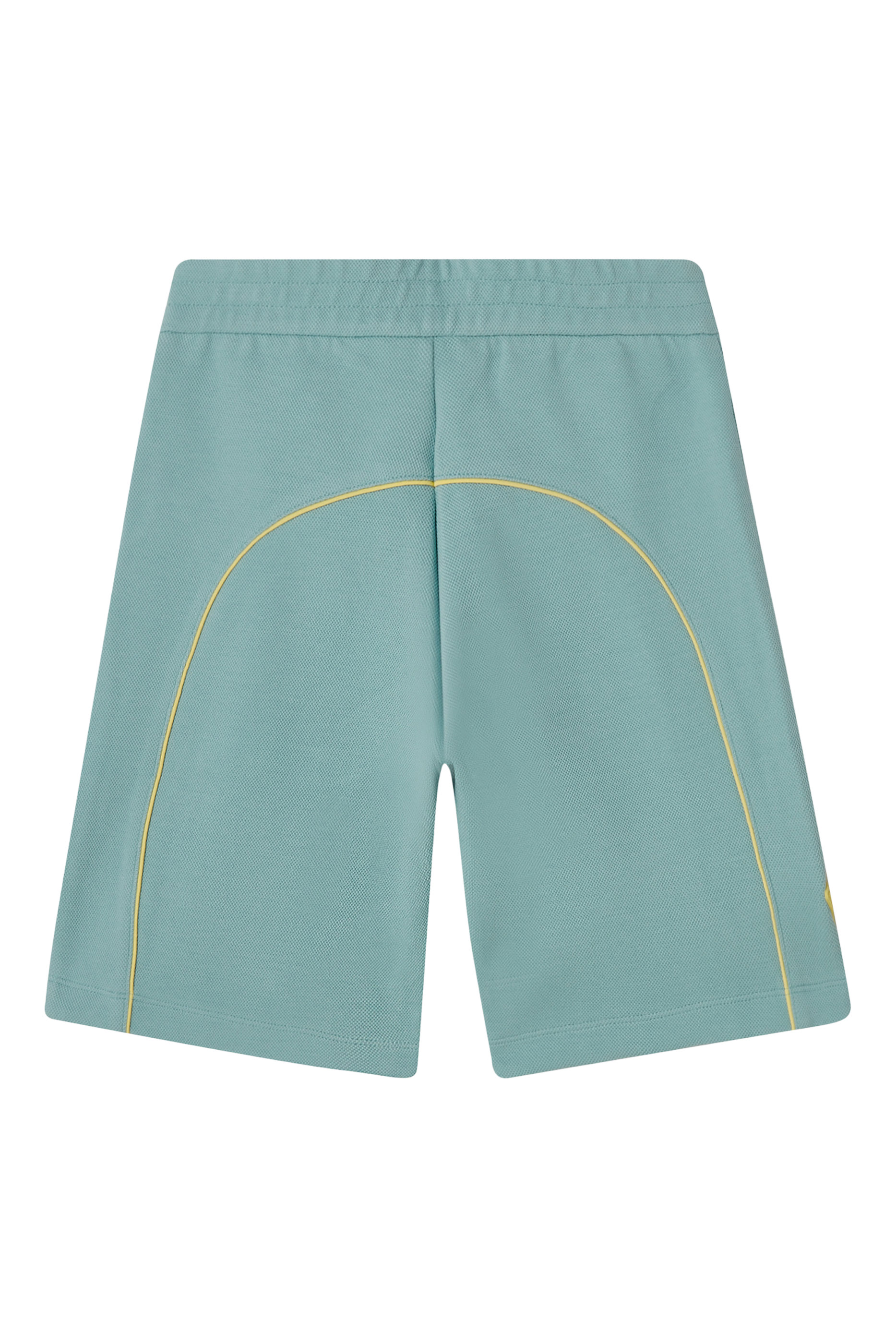 Kids Logo & Piping Double-Jersey Piqu&eacute; Bermuda Shorts