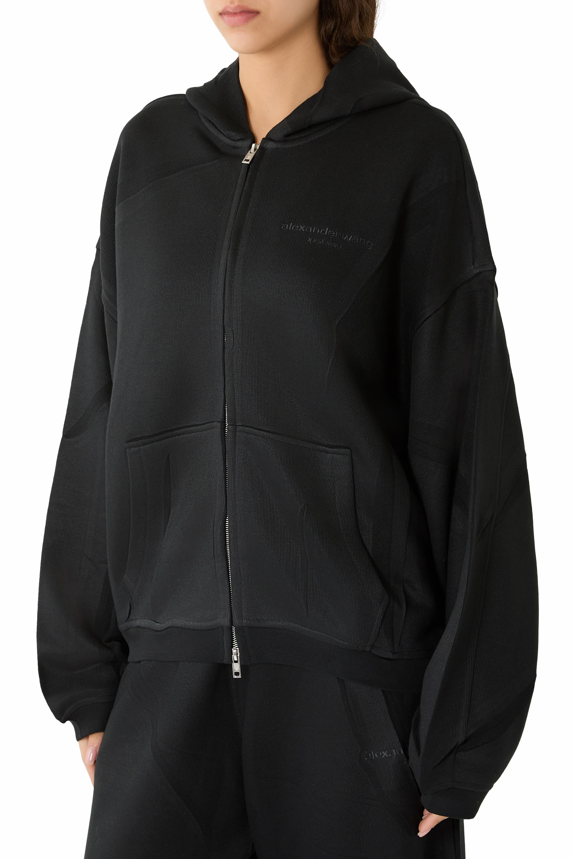 Creased Terry Hoodie