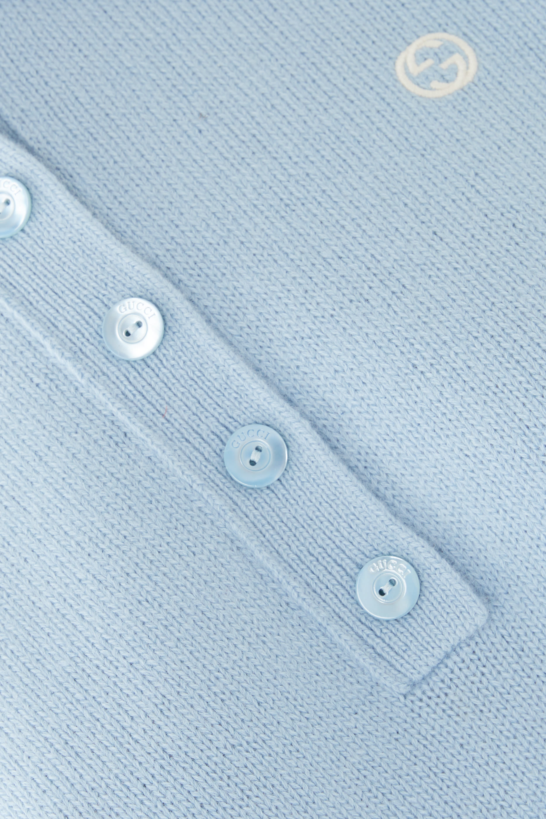 Wool Cashmere Polo Top