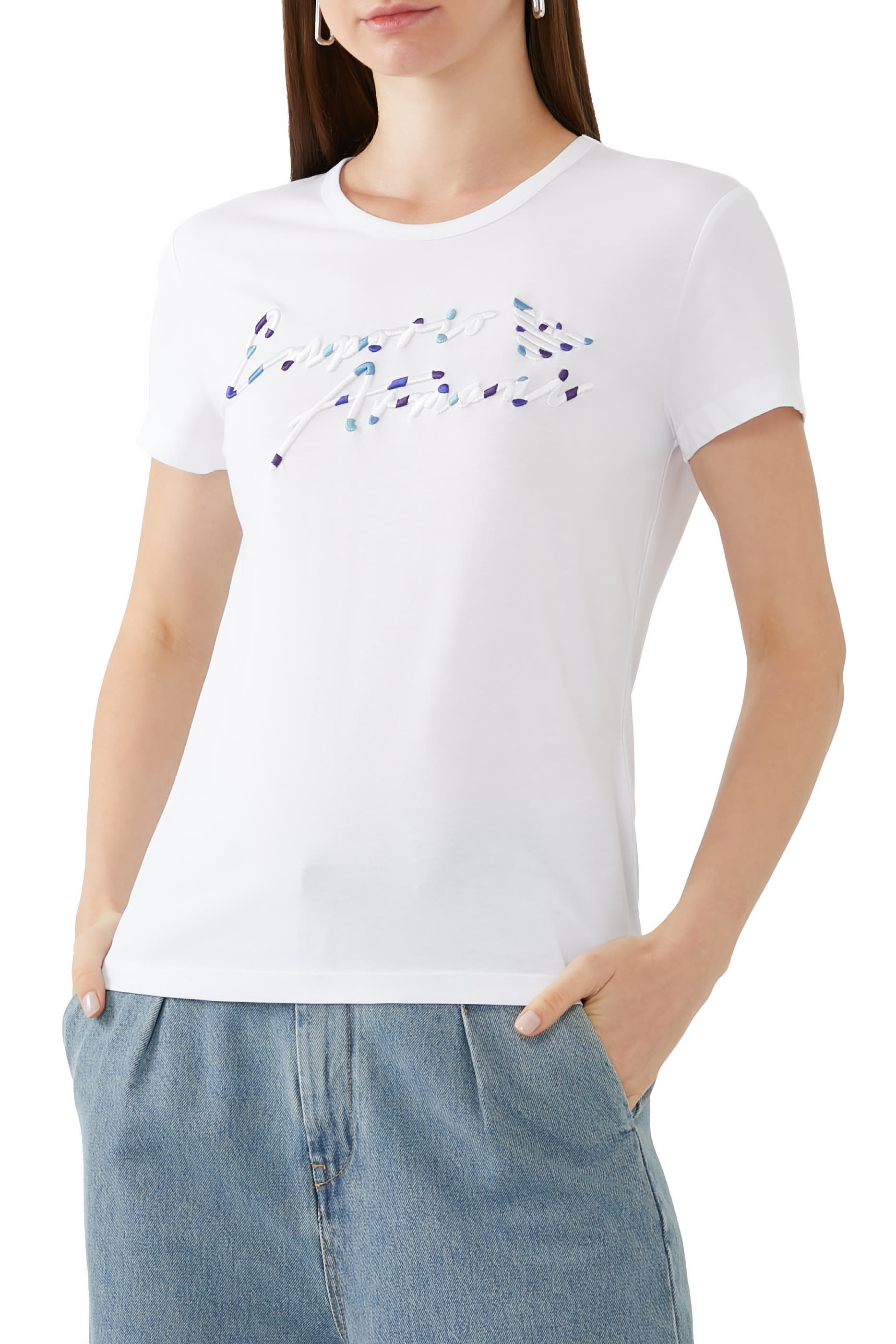 Logo-Embroidered T-Shirt