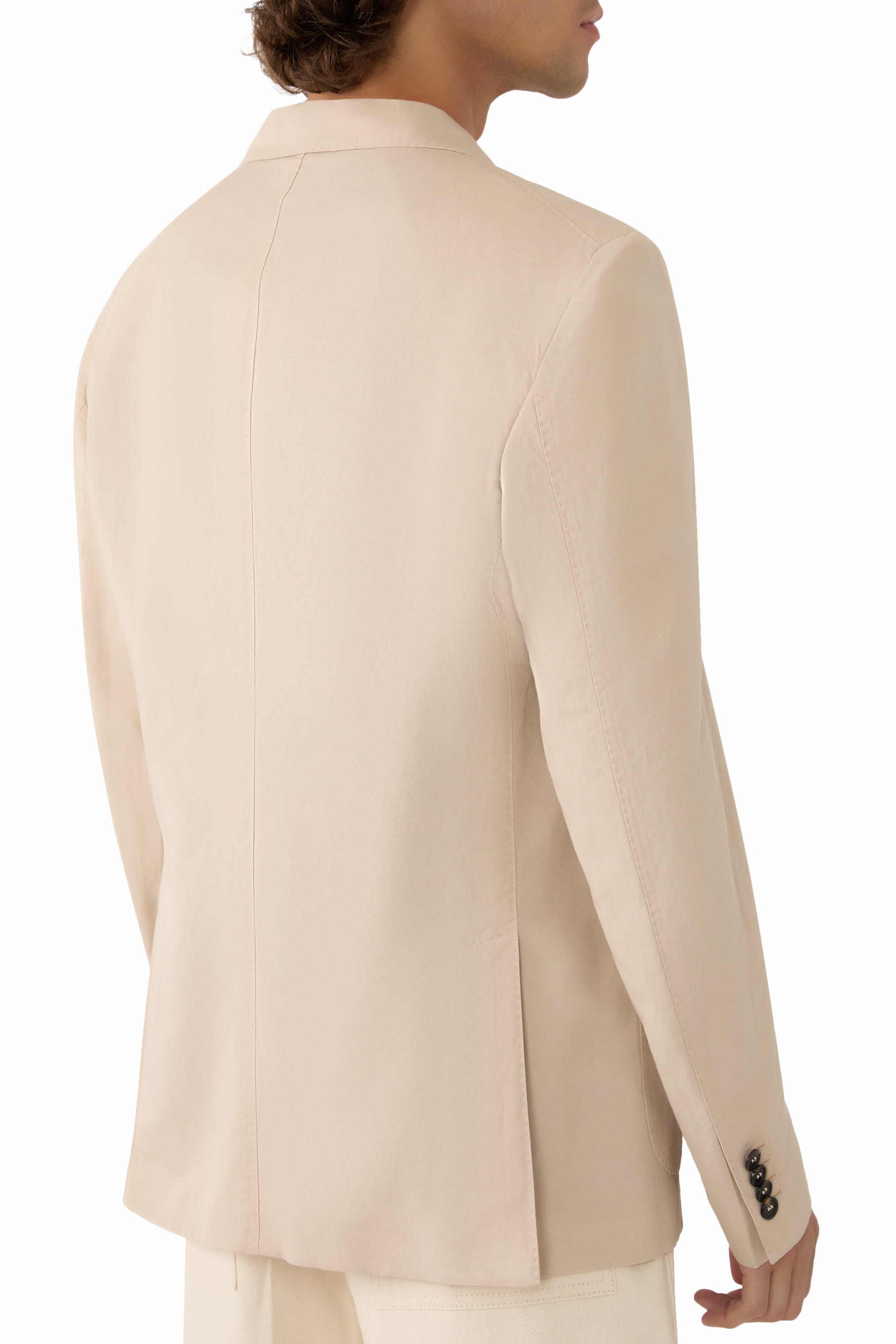 Incotex Chinolino Linen Blazer