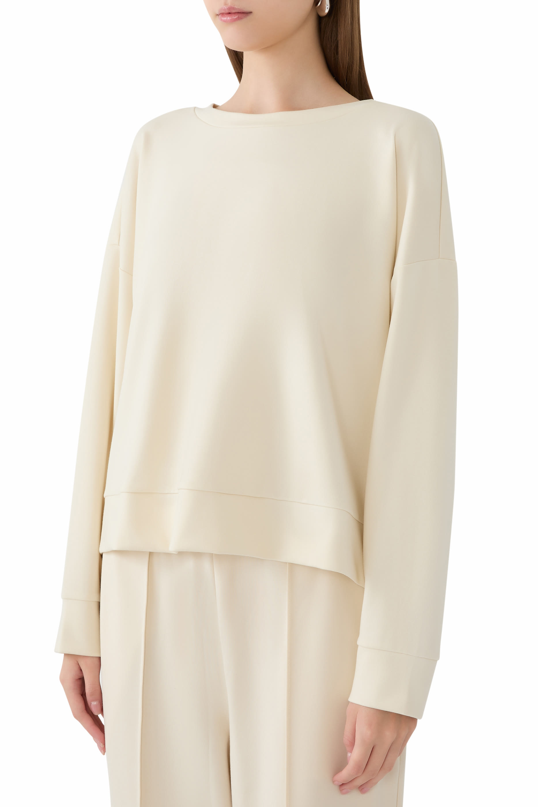 Ponte Round Neck Top