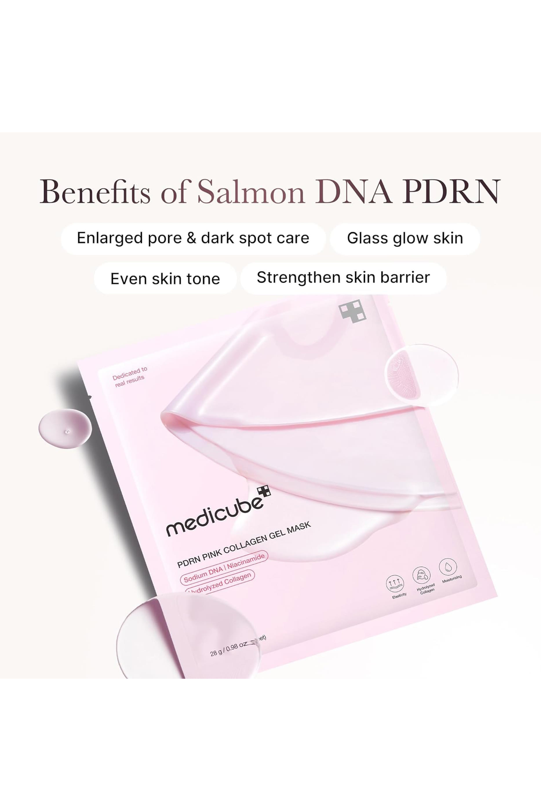 Salmon PDRN Pink Collagen Jelly Gel Mask 