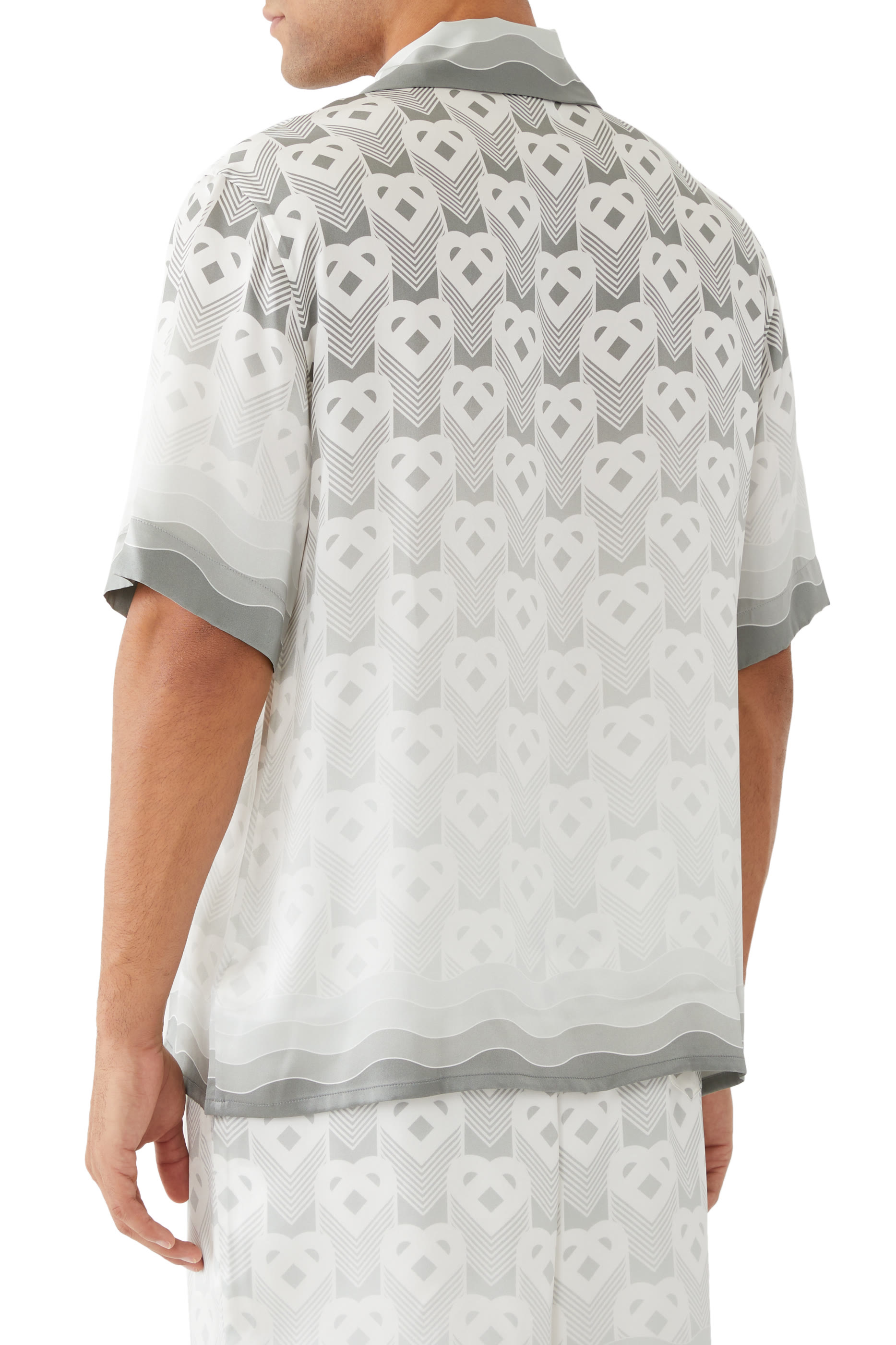 Gradient Heart Monogram Shirt