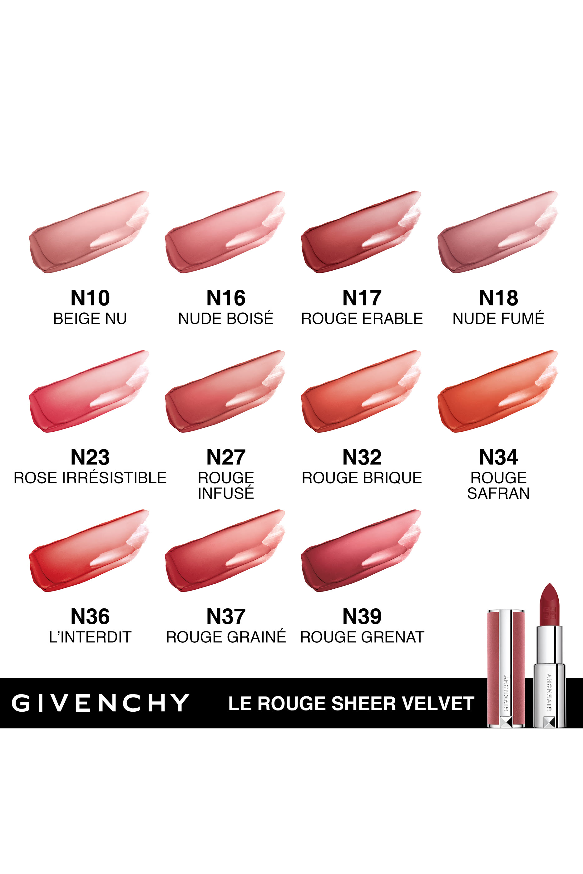 Le Rouge Sheer Velvet Matte Lipstick
