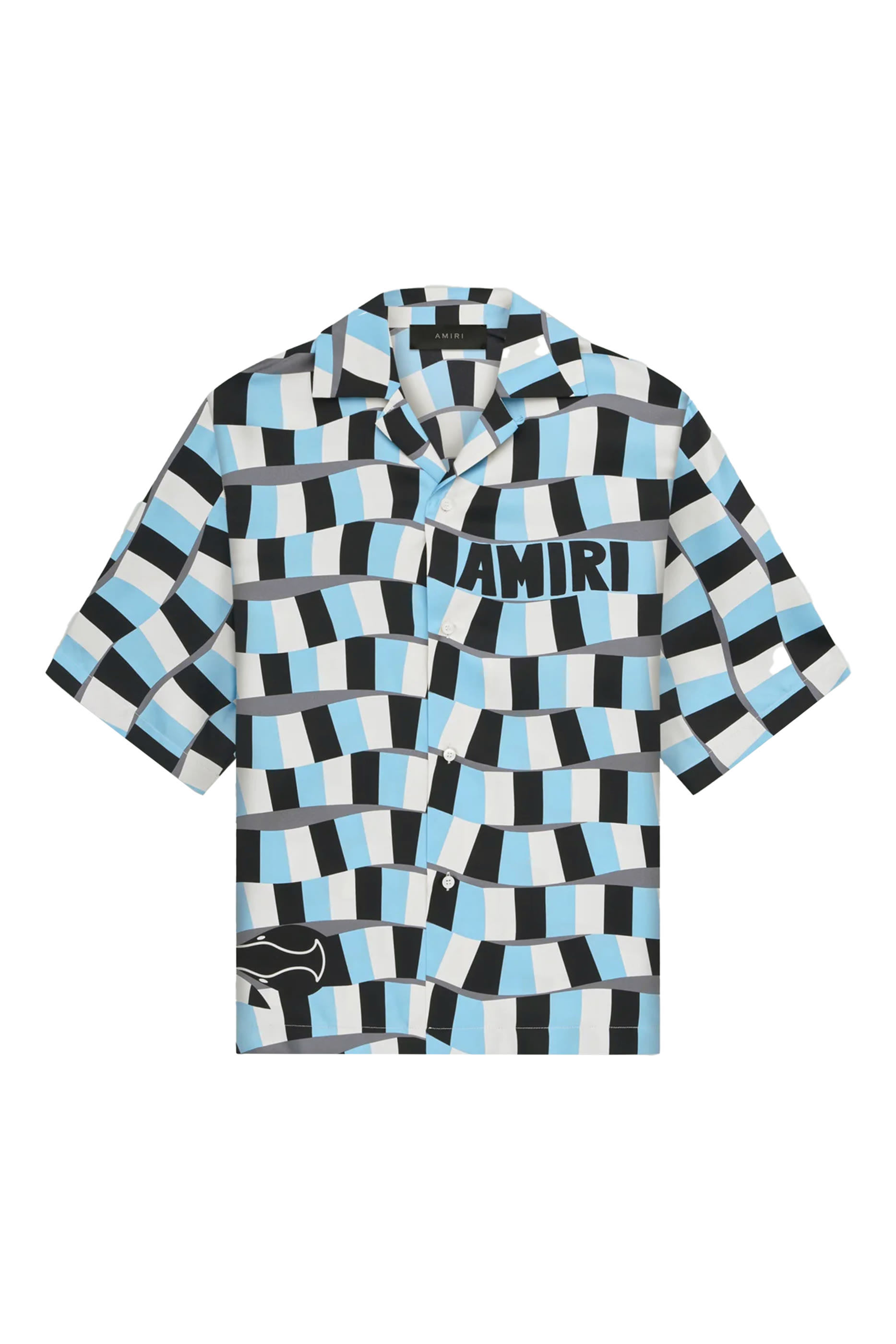 Snake Checker Bowling Shirt