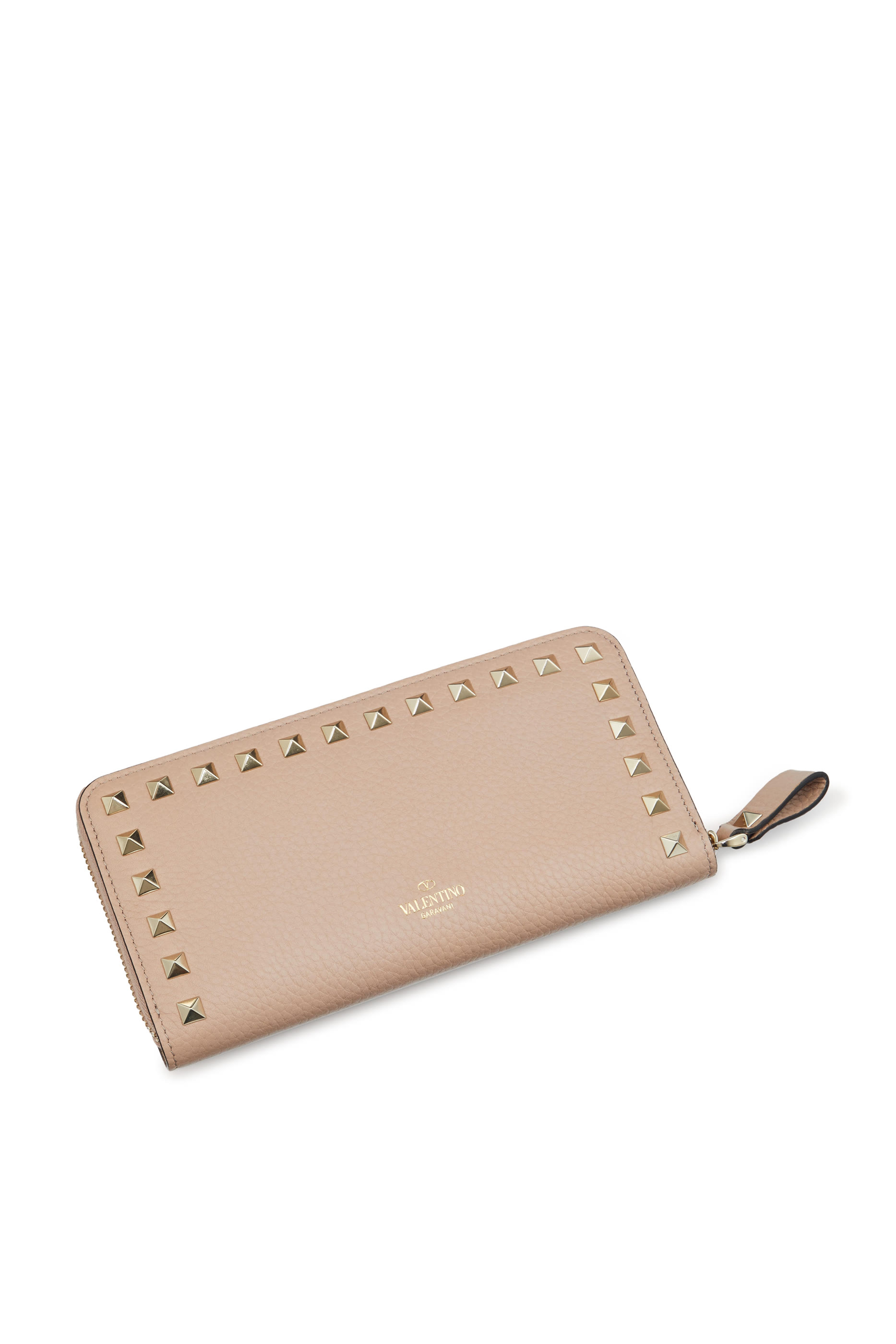Valentino Garavani Rockstud Zippered Wallet